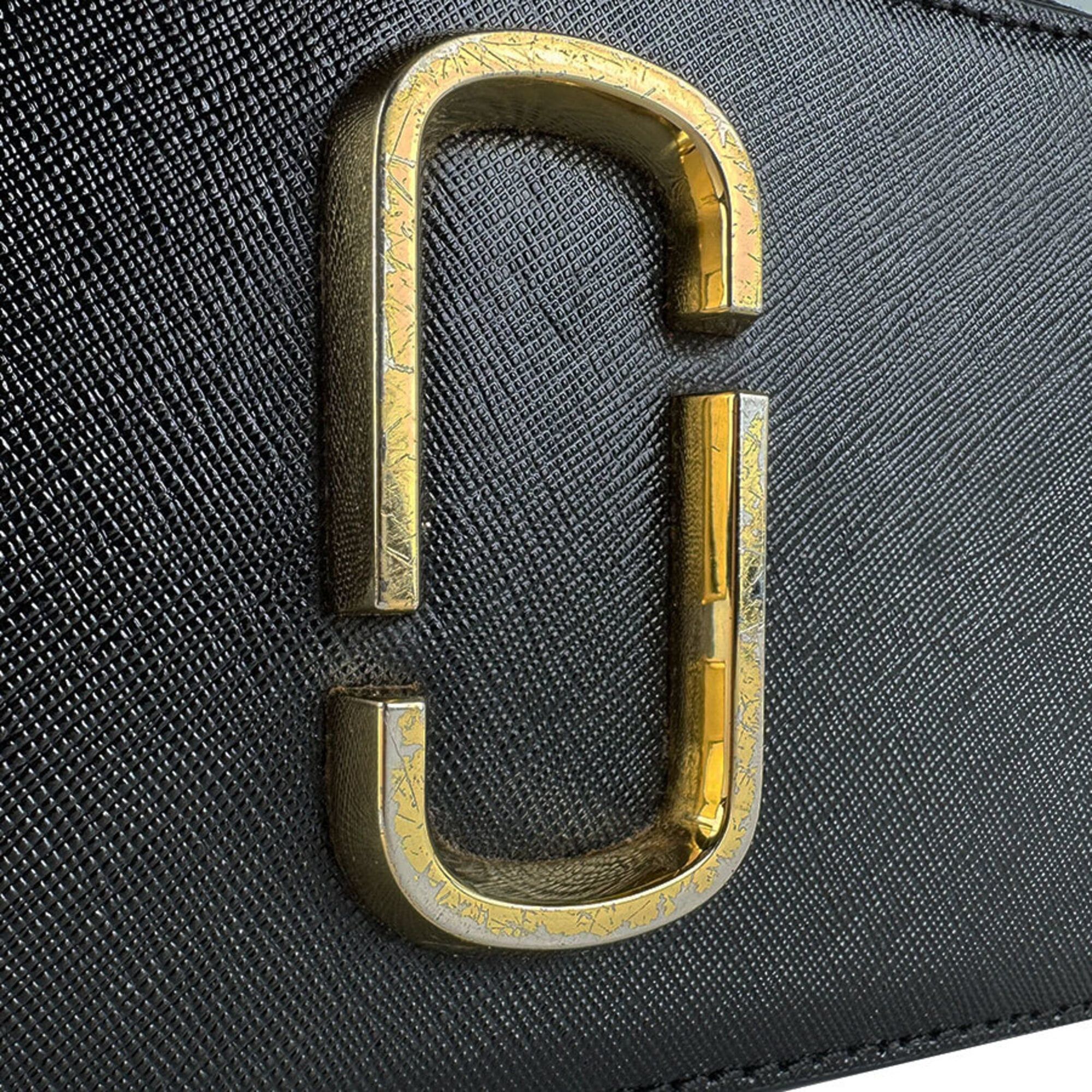 Marc Jacobs Marc Jacobs Snapshot Shoulder Bag, Coated Canvas, Black, Ivory, Gray, Women's, z10929 Size ONE SIZE - 11 Thumbnail