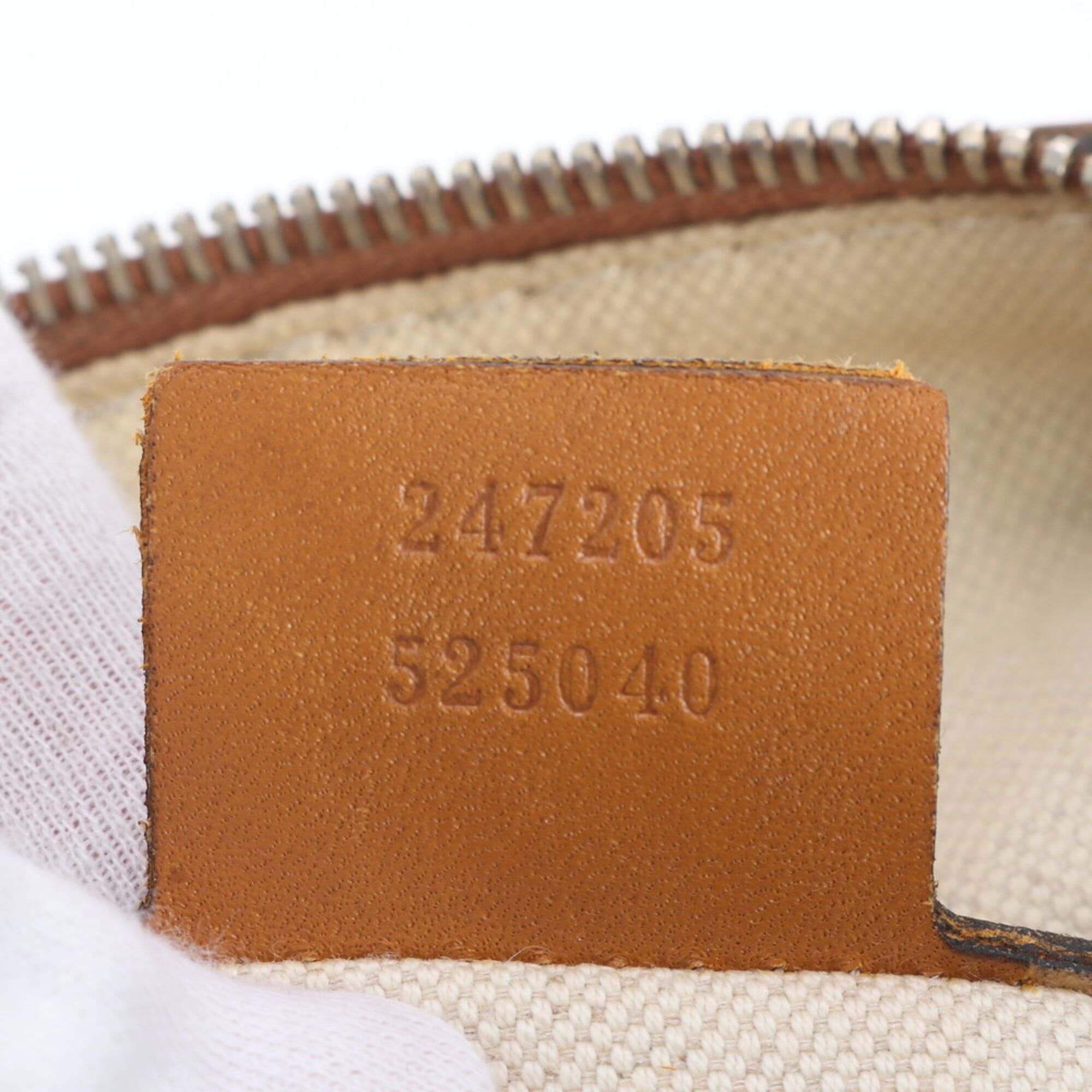 Gucci Gucci GG Canvas Sherry Line Mini Boston Bag 247205 Leather Handbag Tote Brown Women's Size ONE SIZE - 11 Thumbnail