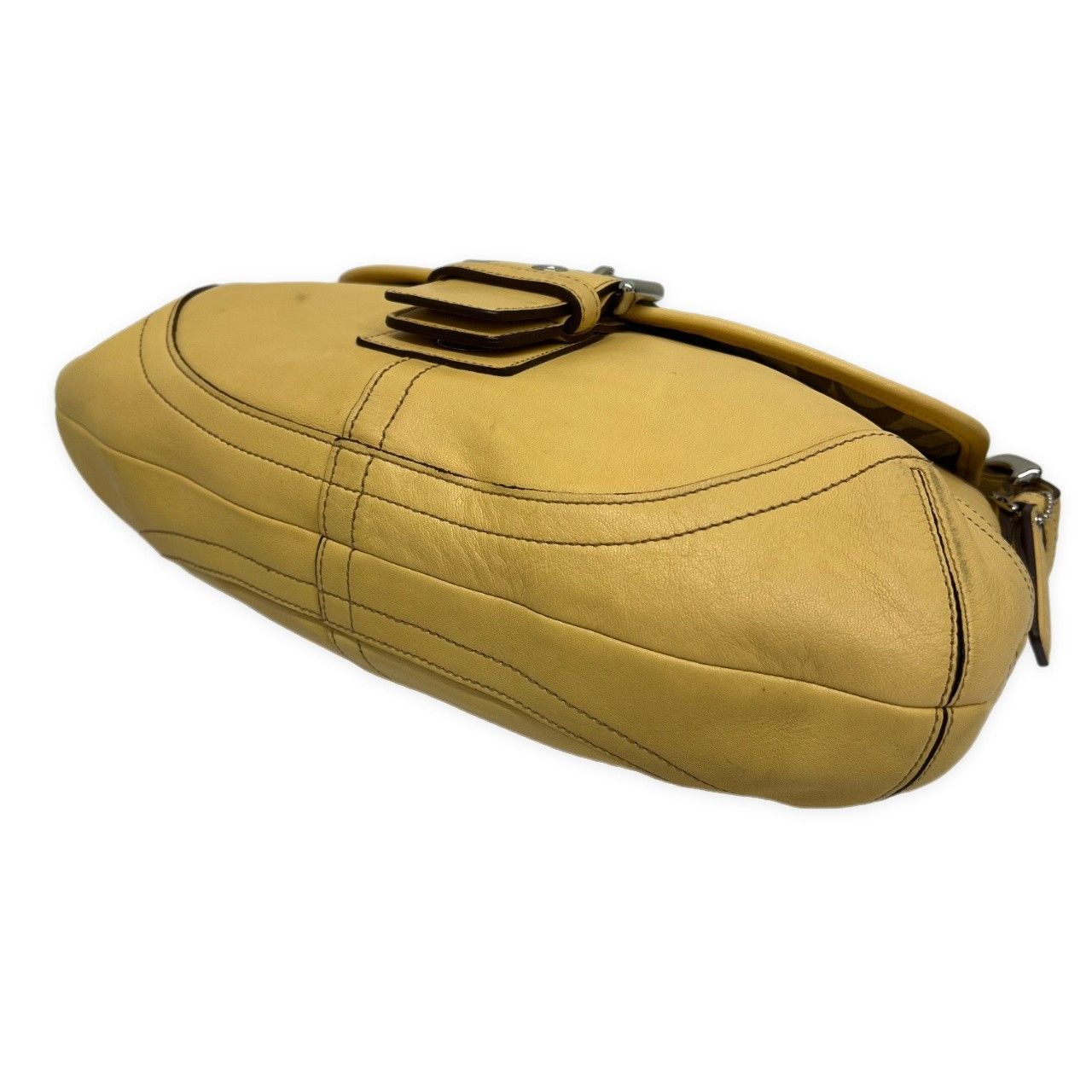 Coach COACH Yellow Soho Flap Shoulder Bag Size ONE SIZE - 5 Thumbnail
