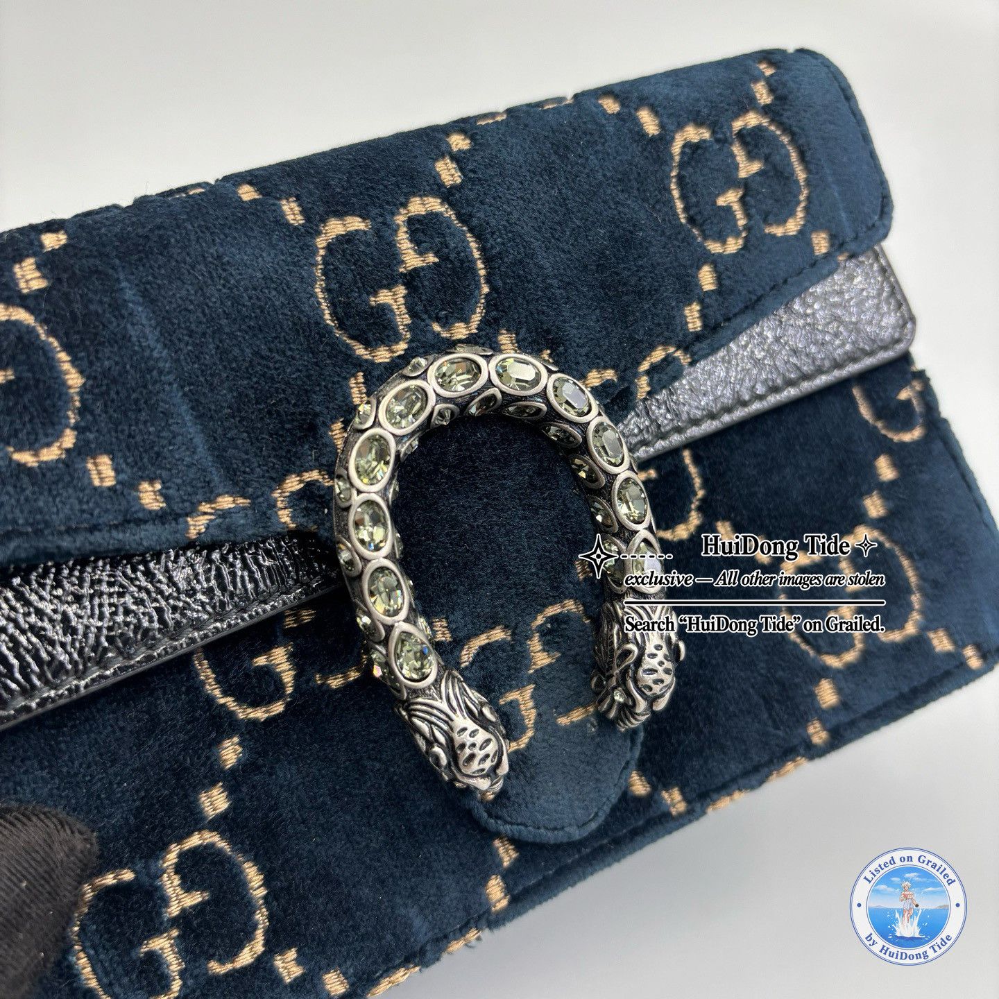 Gucci Gucci Dionysus Velvet Mini Chain Bag Size ONE SIZE - 7 Thumbnail