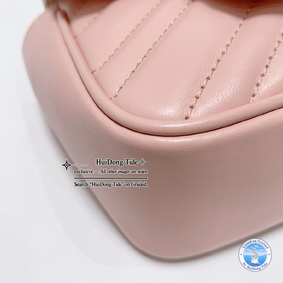 Gucci Gucci GG Marmont Pink Quilted Leather Mini Bag Size ONE SIZE - 8 Thumbnail