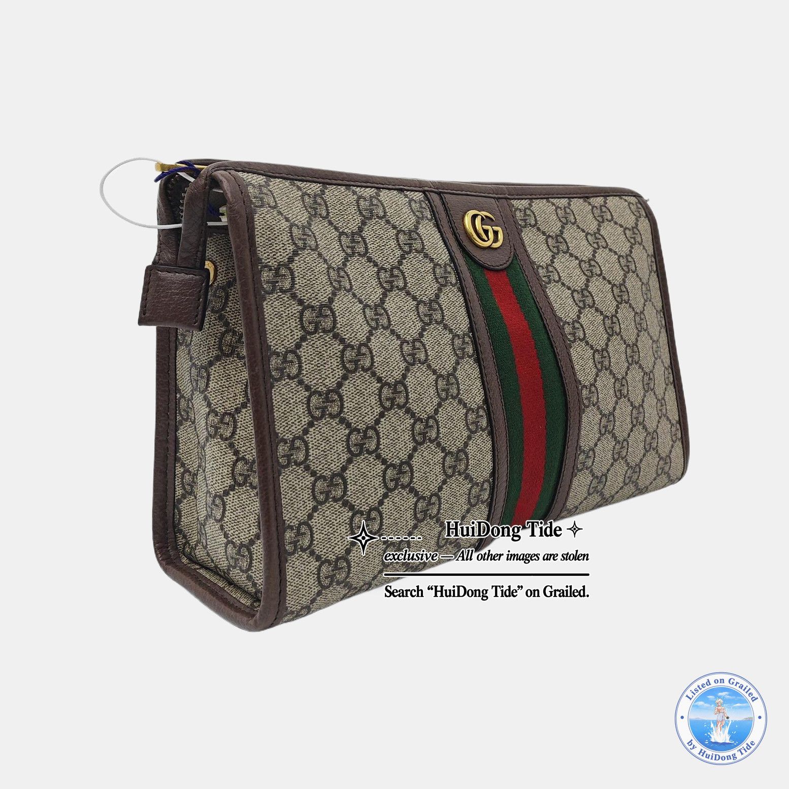 Gucci Gucci Ophidia GG Canvas Pouch Size ONE SIZE - 4 Thumbnail