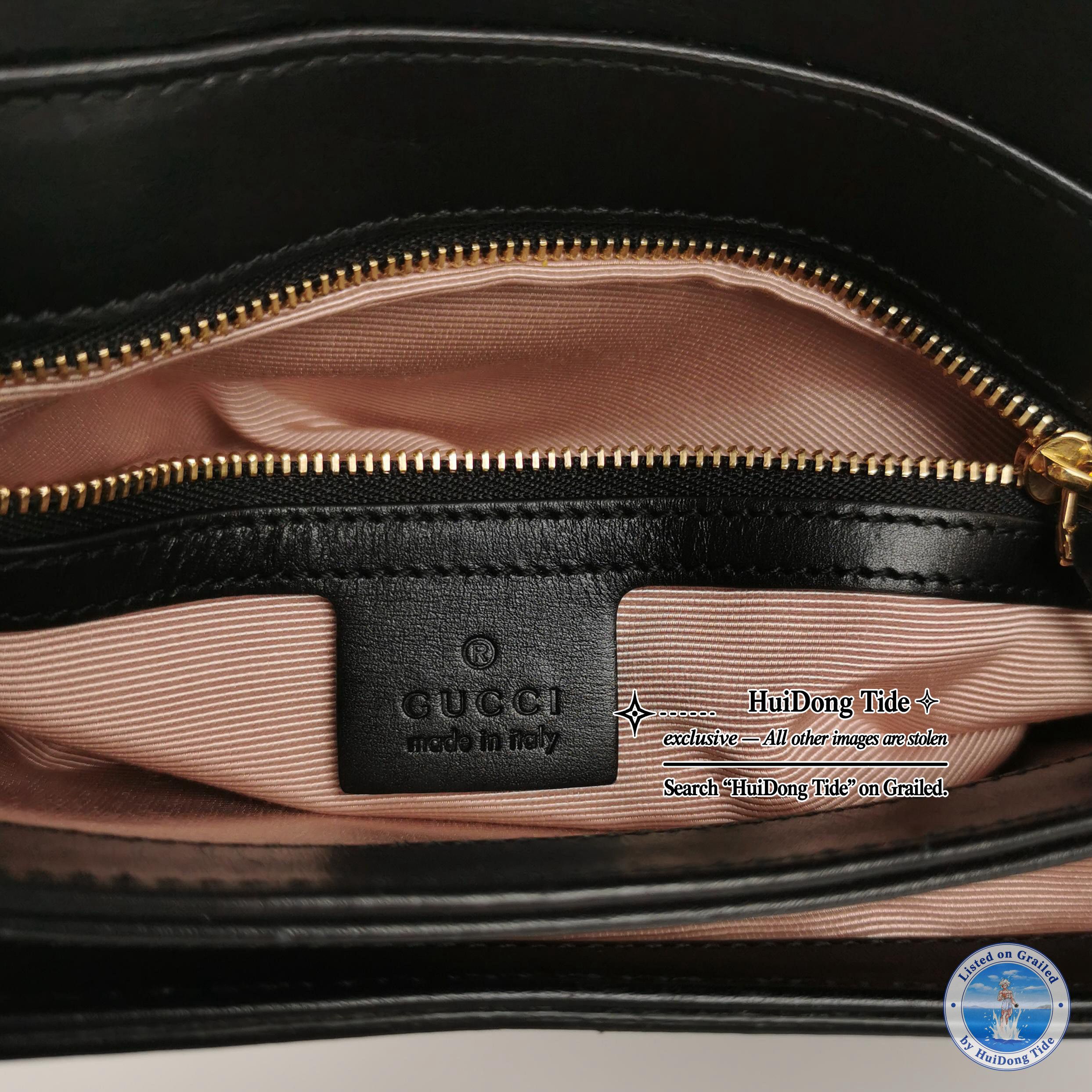 Gucci Gucci Arli Small Leather Shoulder Bag Size ONE SIZE - 8 Thumbnail