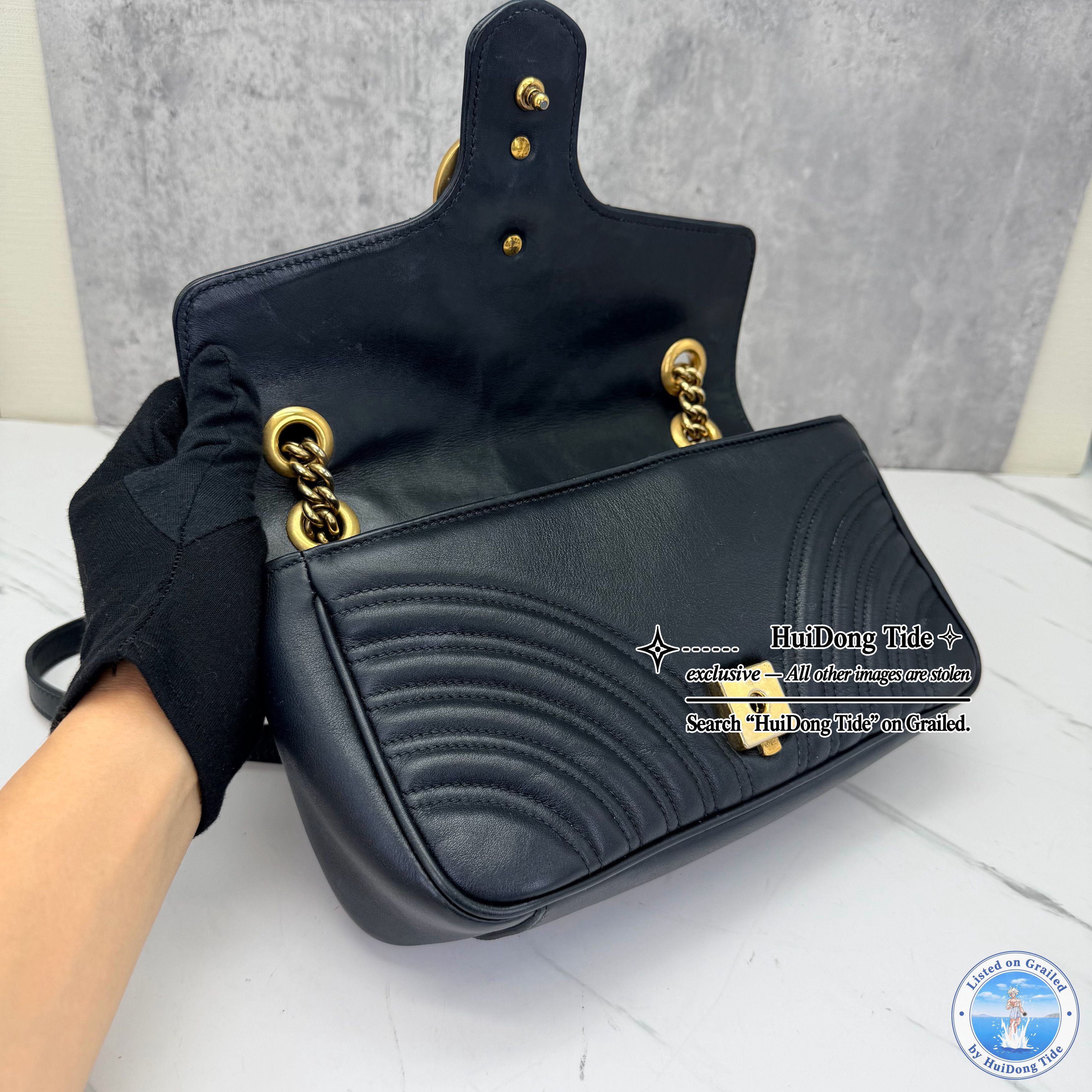 Gucci Gucci GG Marmont Matelasse Medium Shoulder Bag Size ONE SIZE - 9 Thumbnail