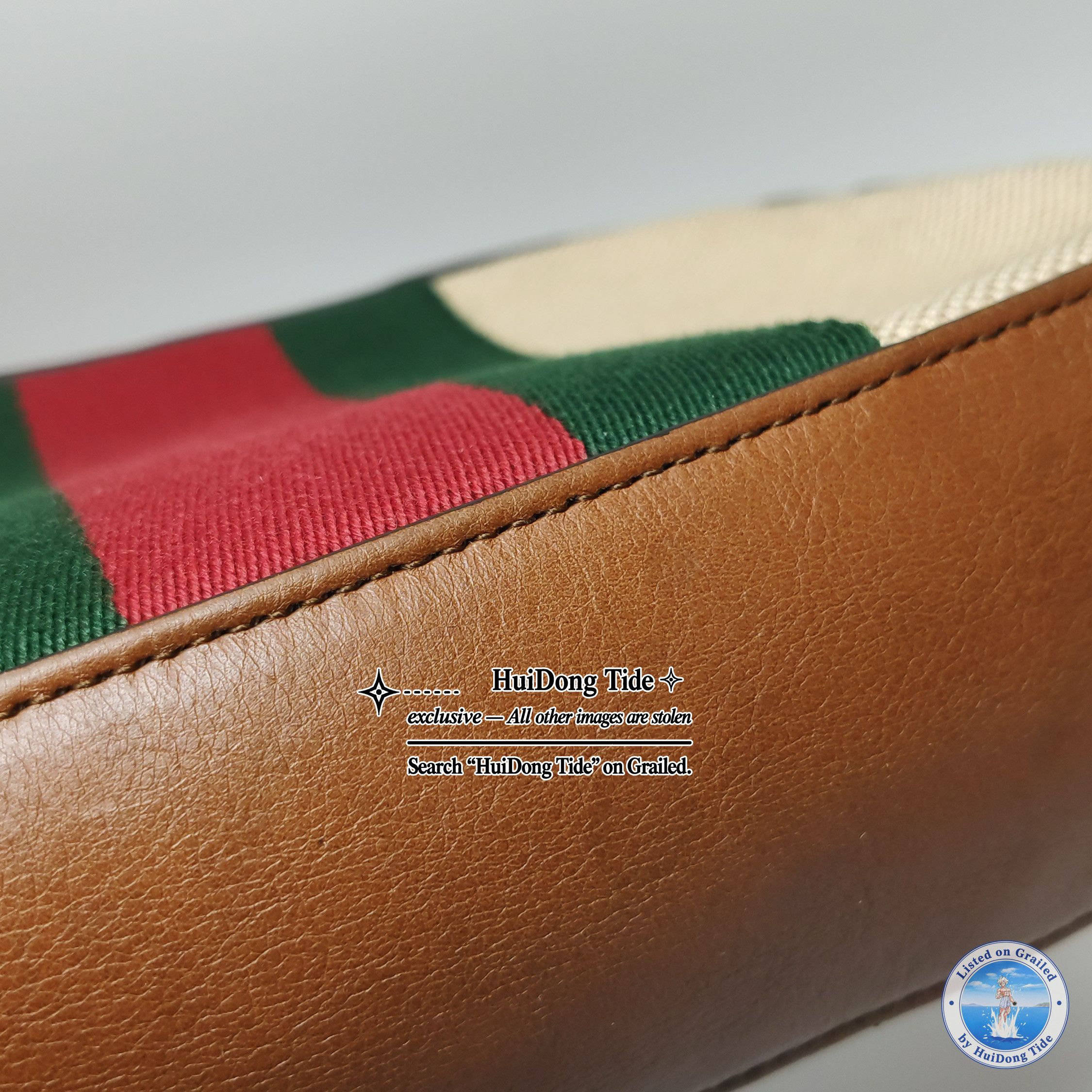 Gucci Gucci Striped Canvas Camera Bag Size ONE SIZE - 15 Thumbnail