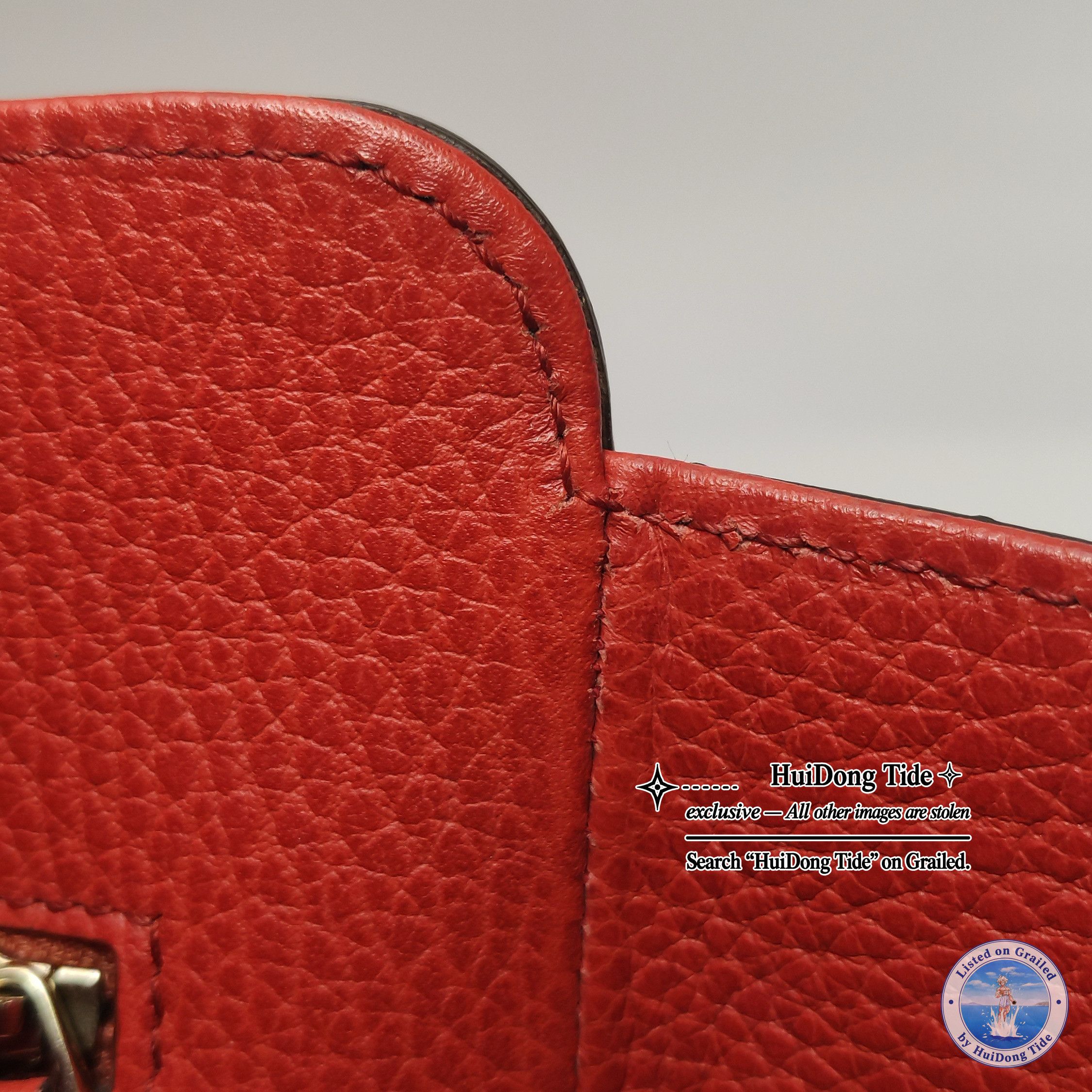 Gucci Gucci Swing Red Leather Tote Bag Size ONE SIZE - 10 Thumbnail