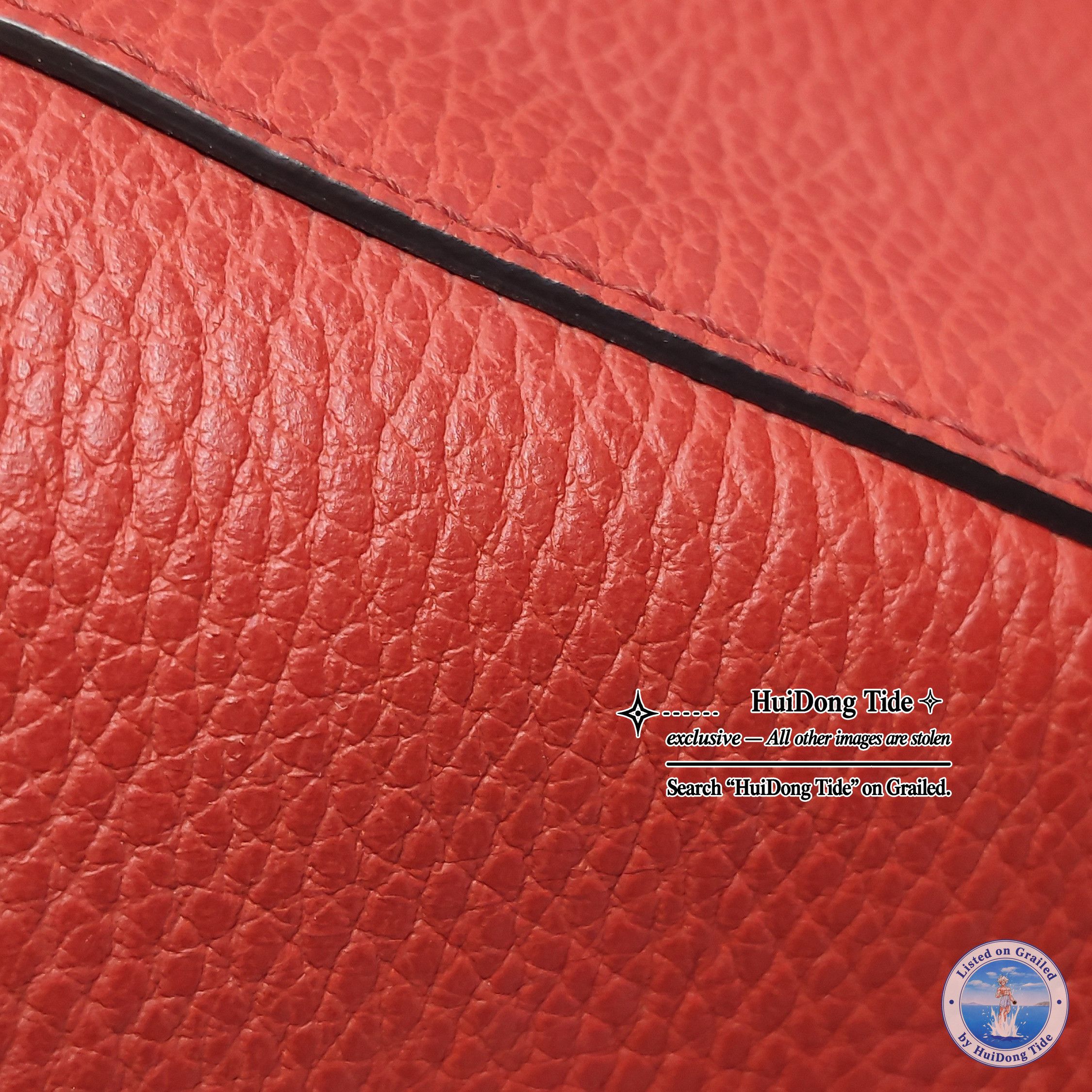 Gucci Gucci Swing Red Leather Tote Bag Size ONE SIZE - 13 Thumbnail