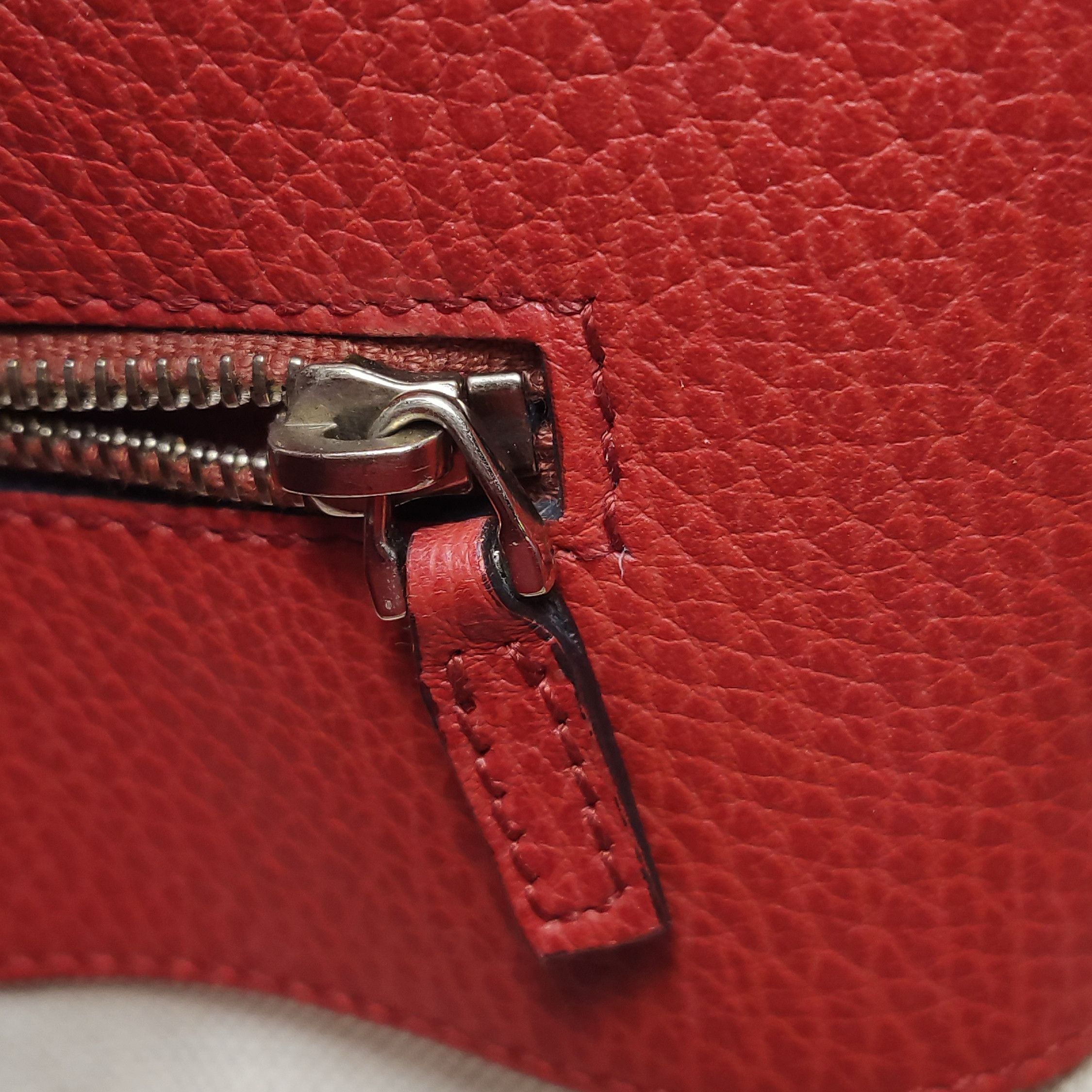 Gucci Gucci Swing Red Leather Tote Bag Size ONE SIZE - 9 Thumbnail