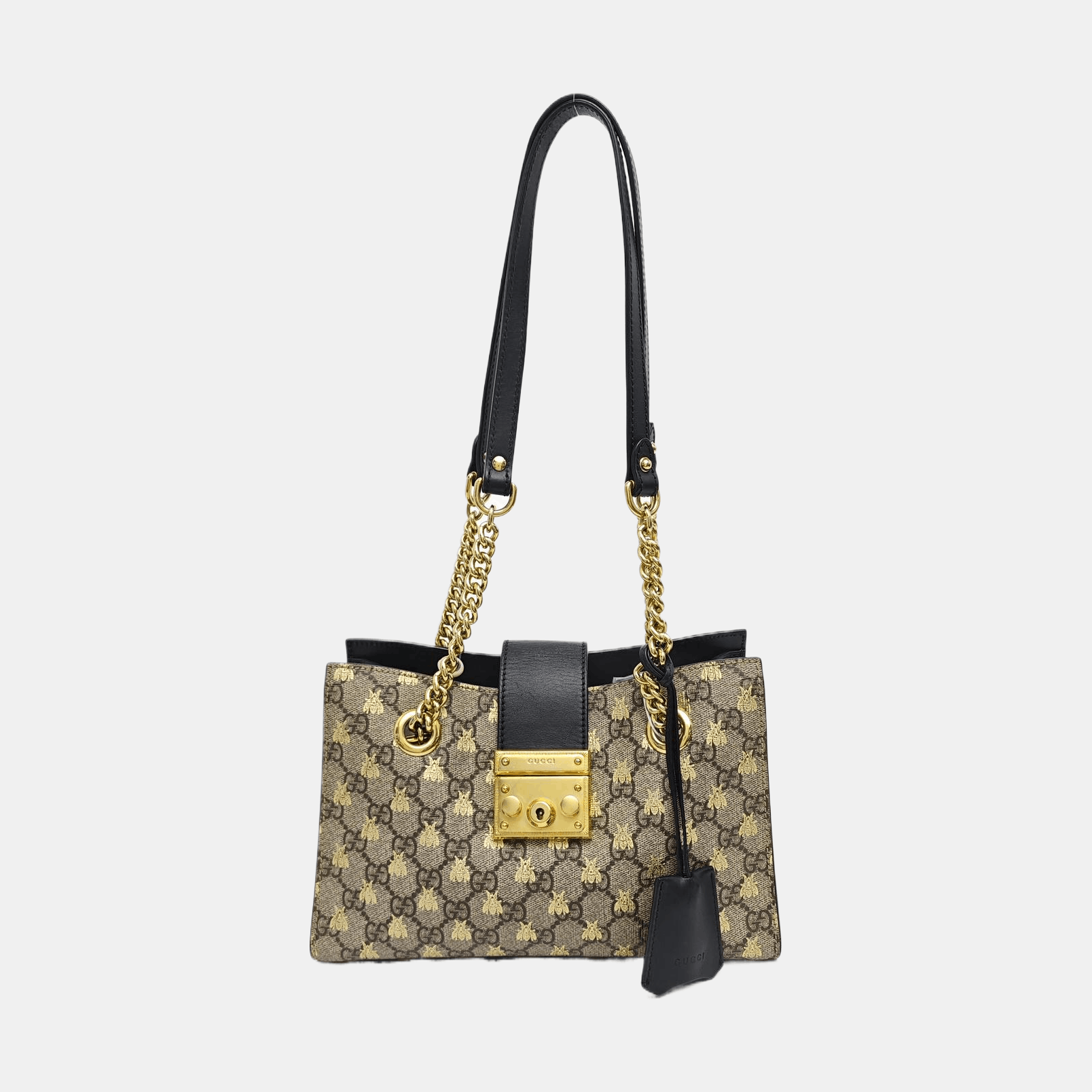 Gucci Gucci Padlock Bee Print Small Shoulder Bag Size ONE SIZE - 8 Thumbnail