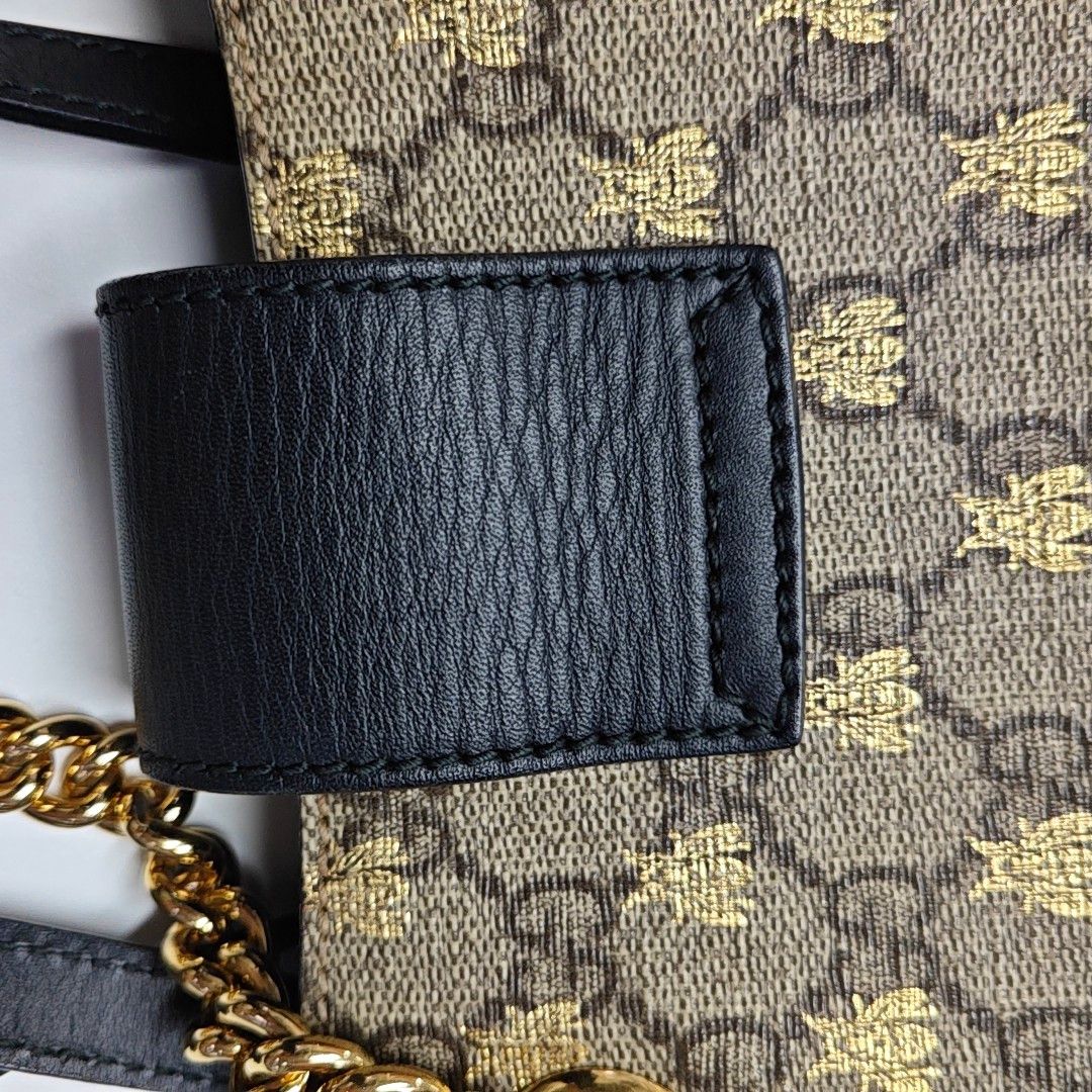Gucci Gucci Padlock Bee Print Small Shoulder Bag Size ONE SIZE - 9 Thumbnail