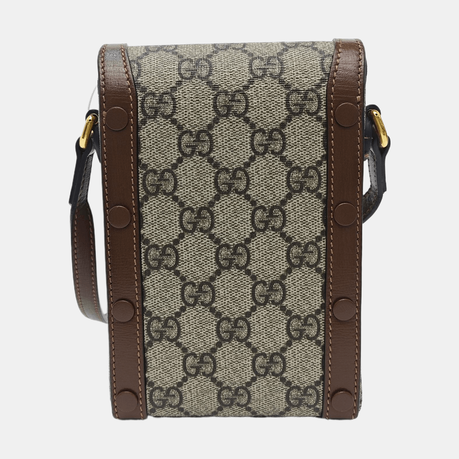 Gucci Gucci Horsebit 1955 Mini Canvas Shoulder Bag Size ONE SIZE - 5 Thumbnail