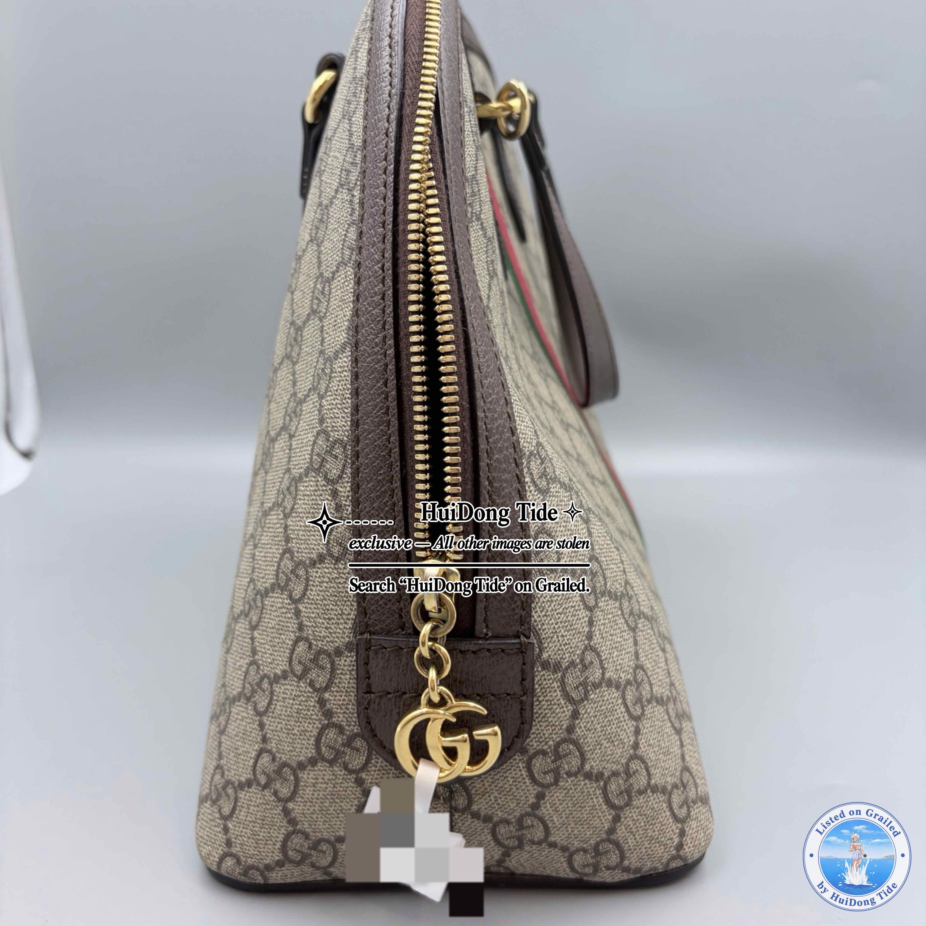 Gucci Gucci Ophidia GG Supreme Canvas Handle Bag Size ONE SIZE - 3 Thumbnail