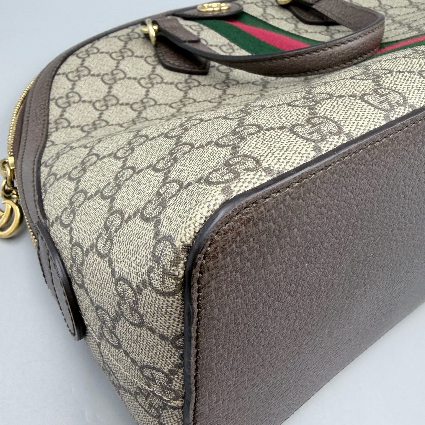 Gucci Gucci Ophidia GG Supreme Canvas Handle Bag Size ONE SIZE - 13 Thumbnail