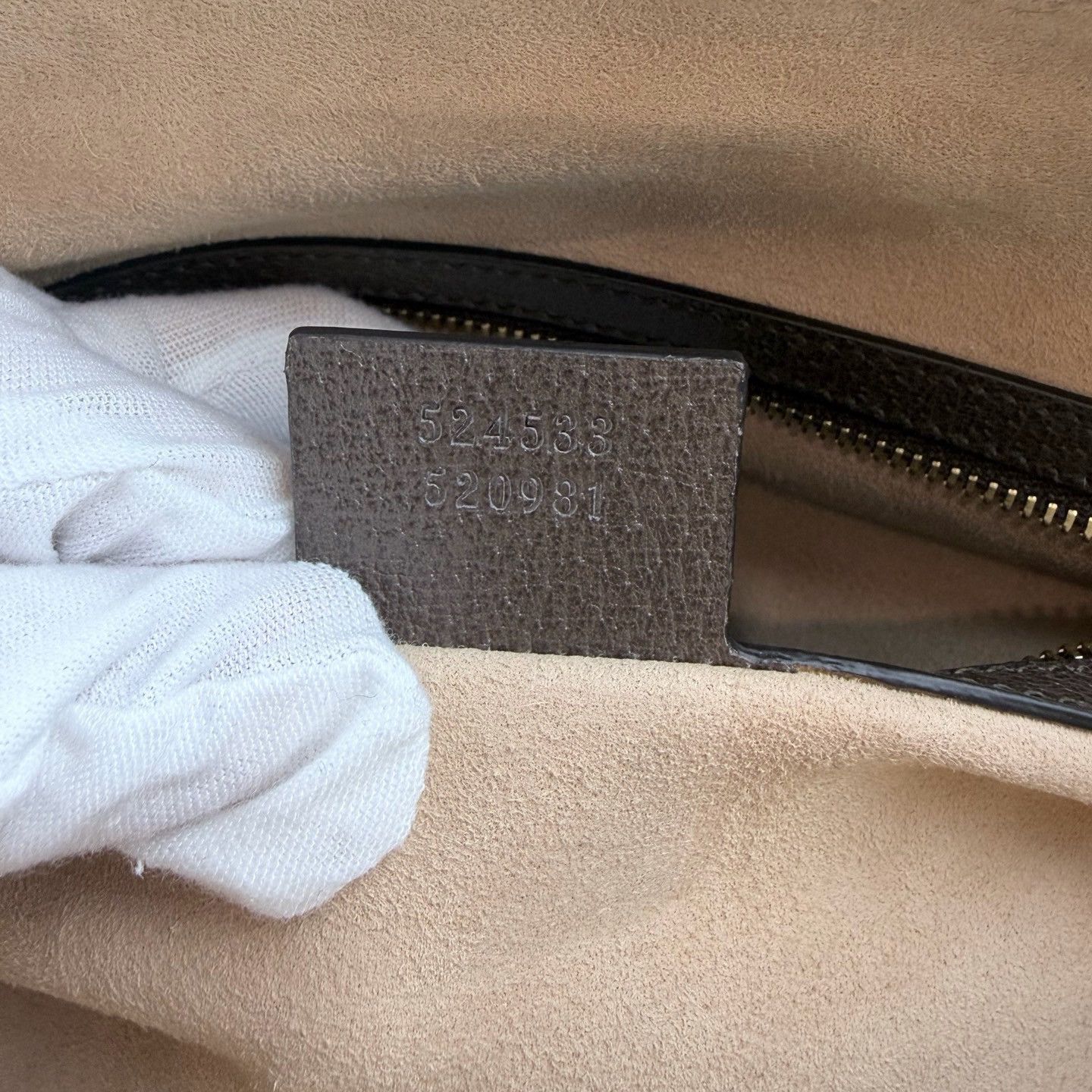 Gucci Gucci Ophidia GG Supreme Canvas Handle Bag Size ONE SIZE - 10 Thumbnail