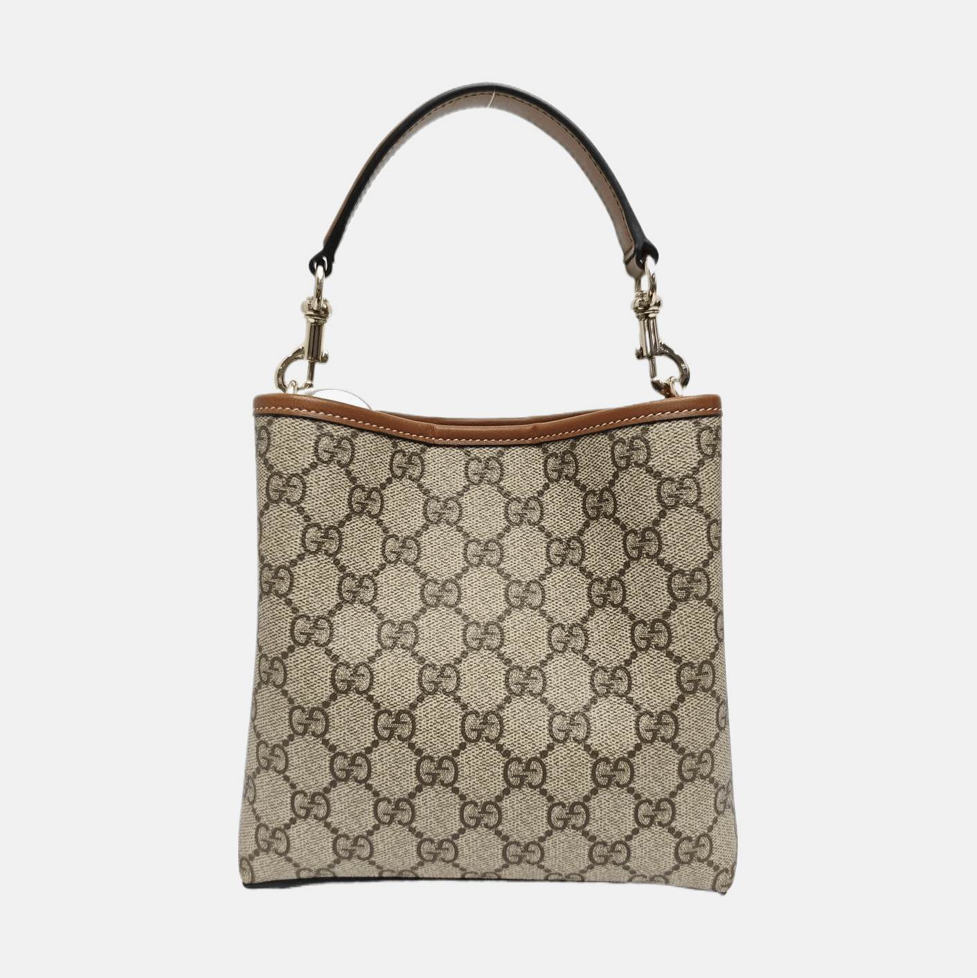 Gucci Gucci GG Emblem Coated Canvas Handle Bag ONE SIZE Size ONE SIZE - 5 Thumbnail