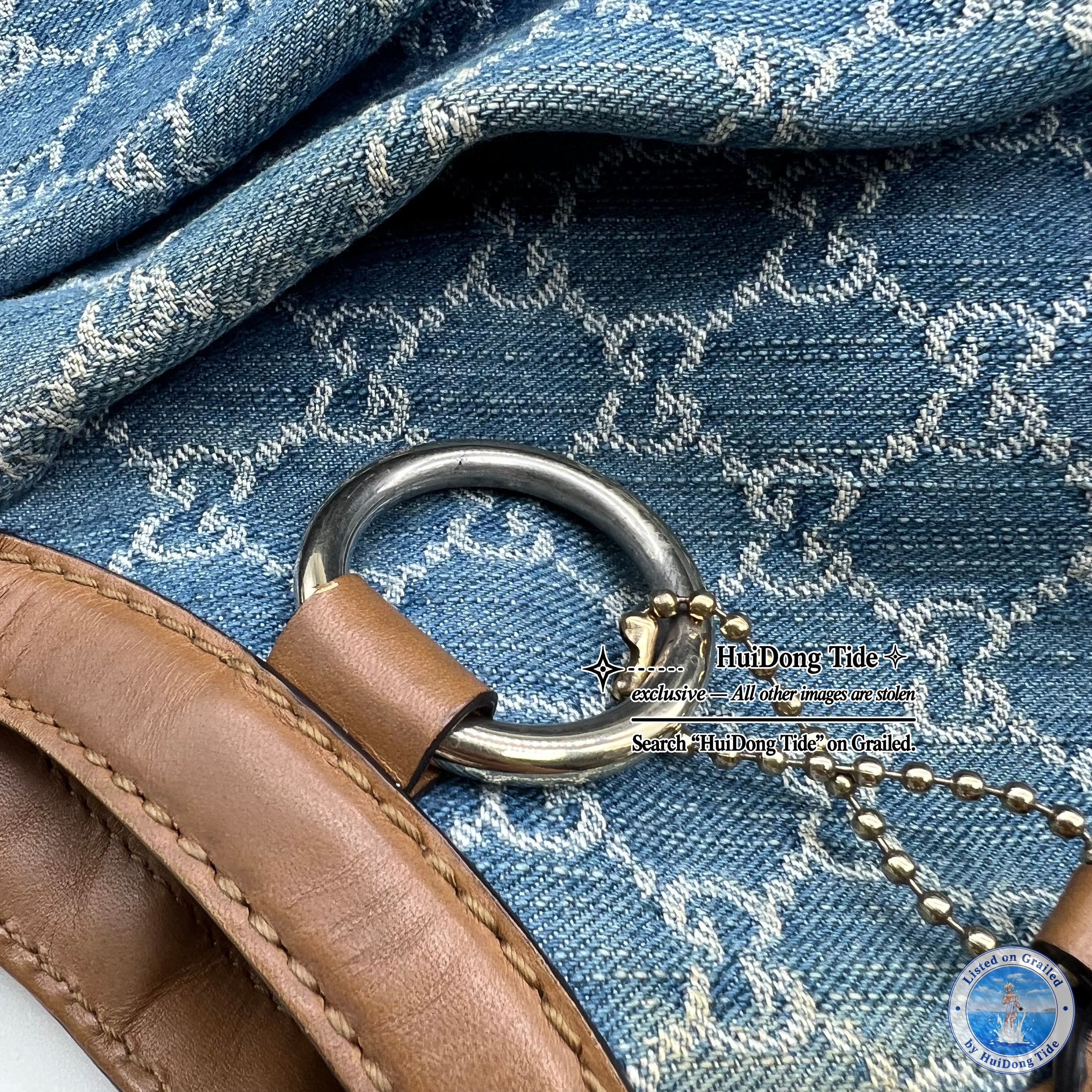 Gucci Gucci Sukey Denim GG Tote Bag One Size Size ONE SIZE - 11 Thumbnail