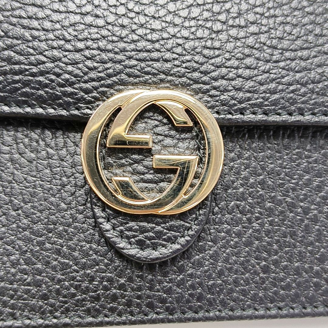 Gucci Gucci Interlocking G Leather Crossbody Bag Size ONE SIZE - 9 Thumbnail