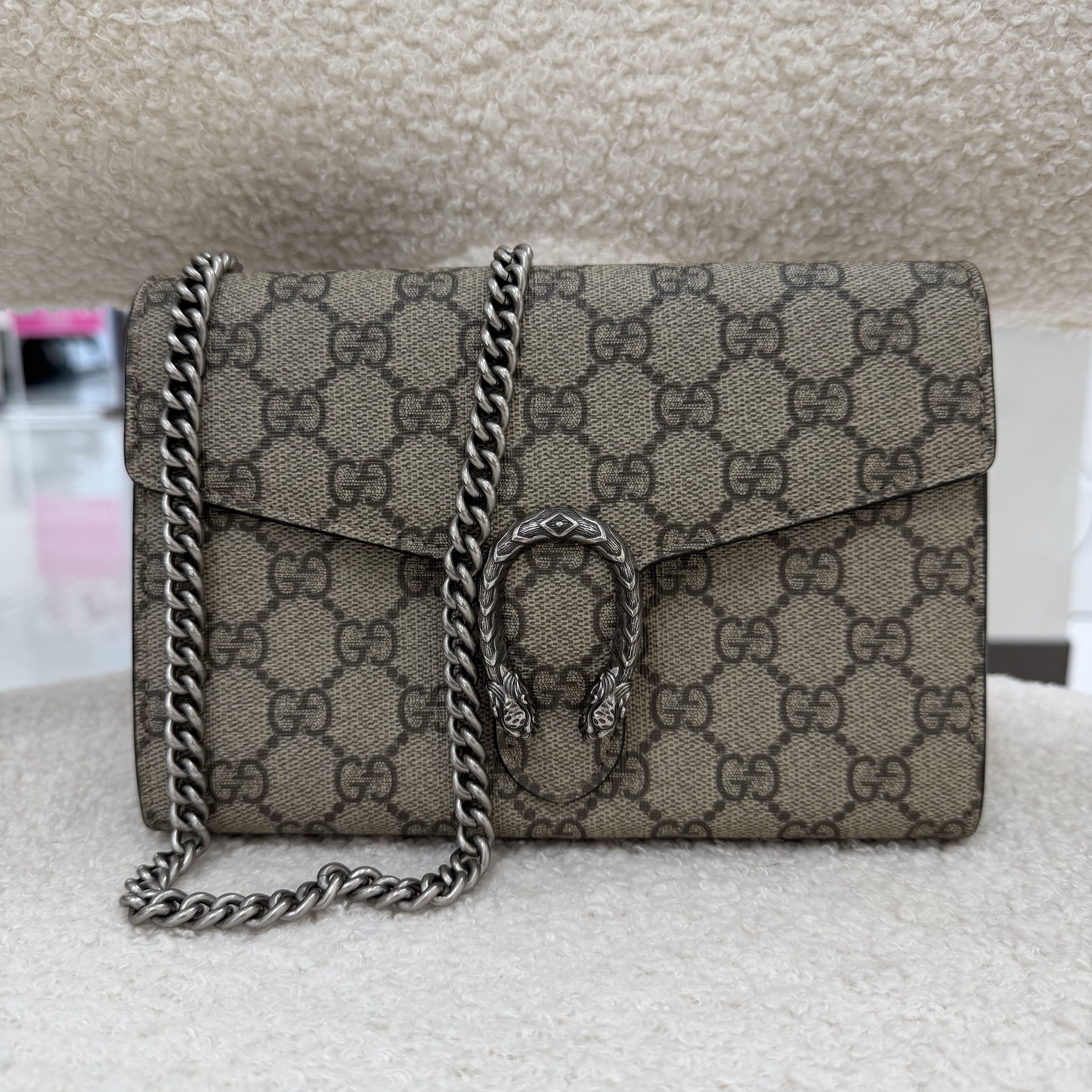 Gucci Gucci Dionysus GG Supreme Chain Shoulder Bag ONE SIZE Size ONE SIZE - 2 Thumbnail