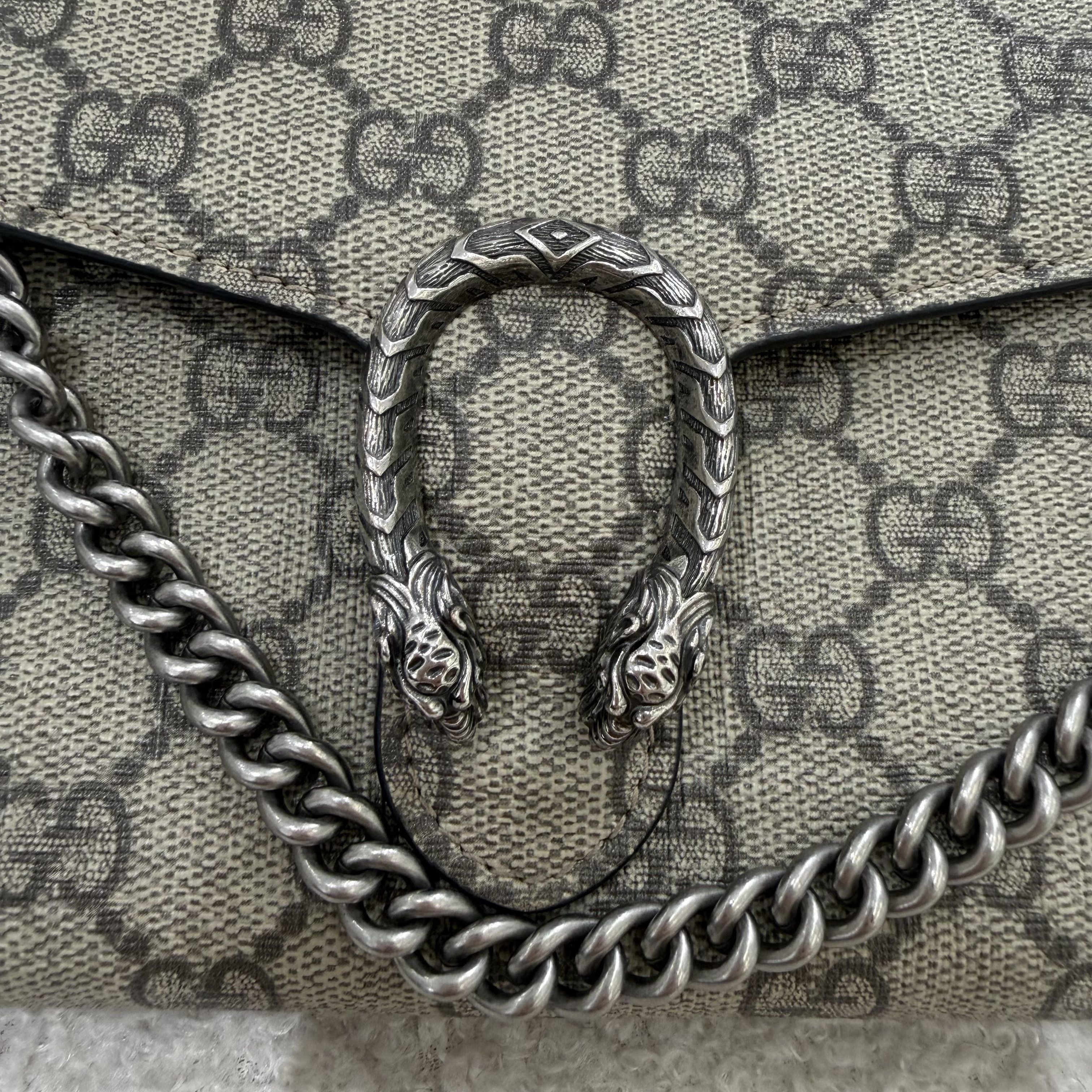 Gucci Gucci Dionysus GG Supreme Chain Shoulder Bag ONE SIZE Size ONE SIZE - 9 Thumbnail