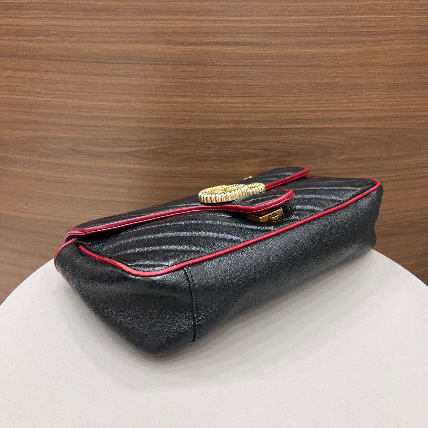 Gucci Gucci GG Marmont Quilted Leather Chain Bag Medium Size Size ONE SIZE - 7 Thumbnail
