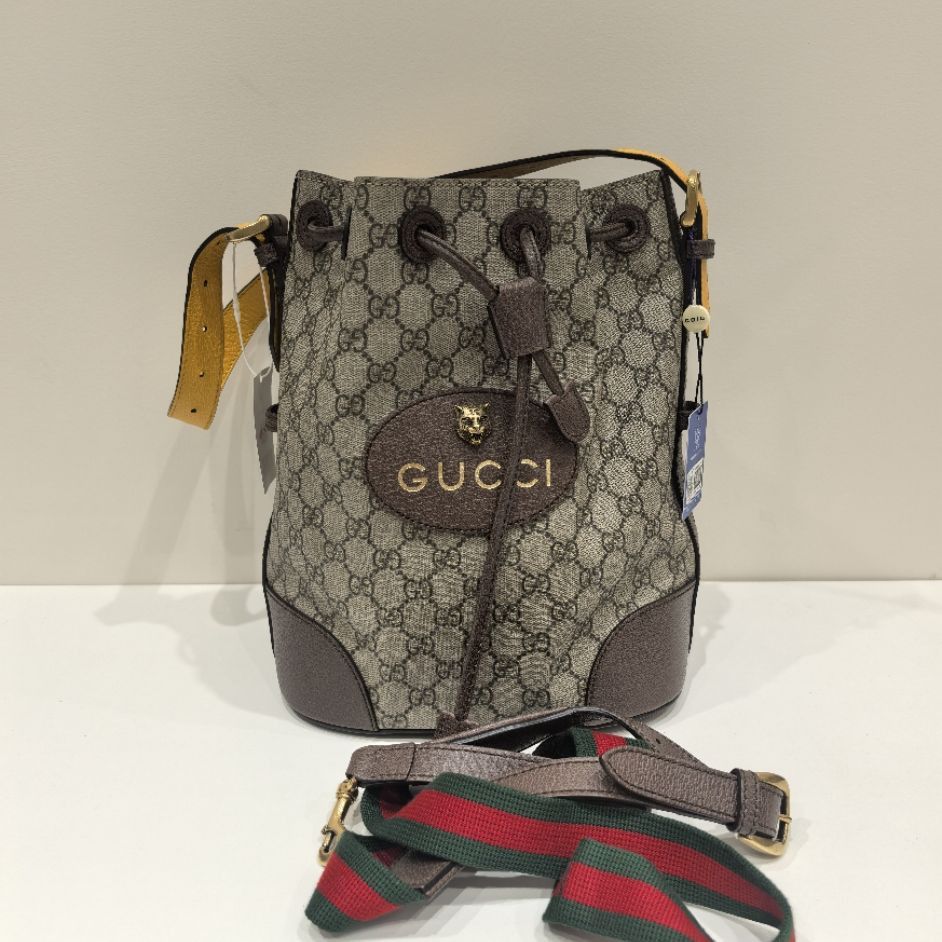Gucci Gucci Neo Vintage GG Supreme Tiger Bucket Bag Size ONE SIZE - 2 Thumbnail