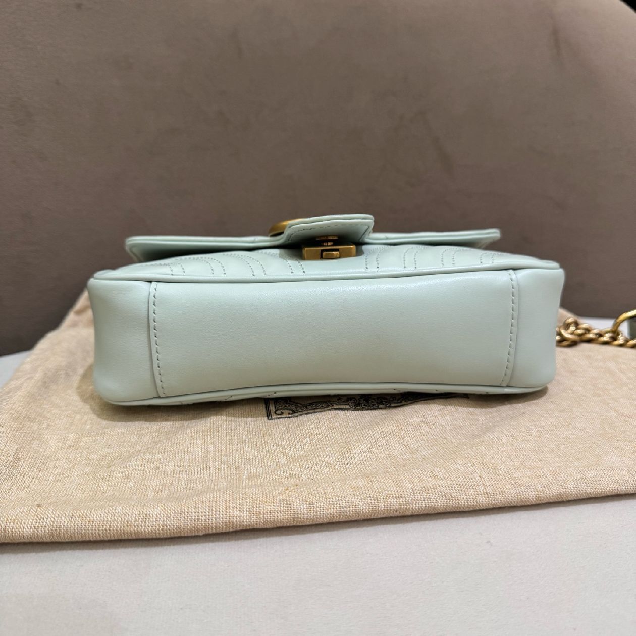 Gucci Gucci GG Marmont Quilted Leather Chain Bag Size Small Size ONE SIZE - 6 Thumbnail