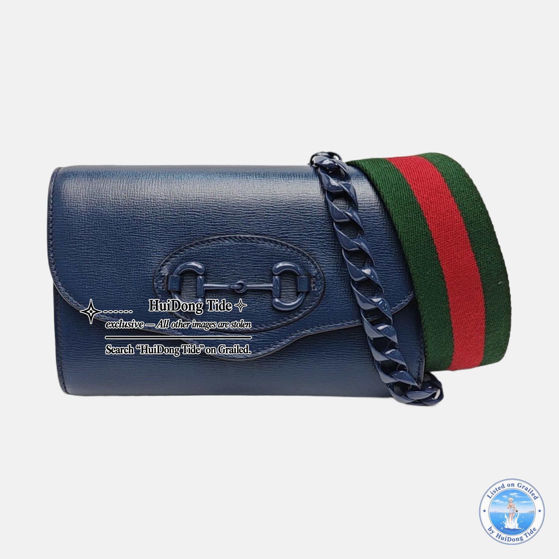 Gucci GUCCI Horsebit 1955 Mini Leather Shoulder Bag Size ONE SIZE - 8 Thumbnail