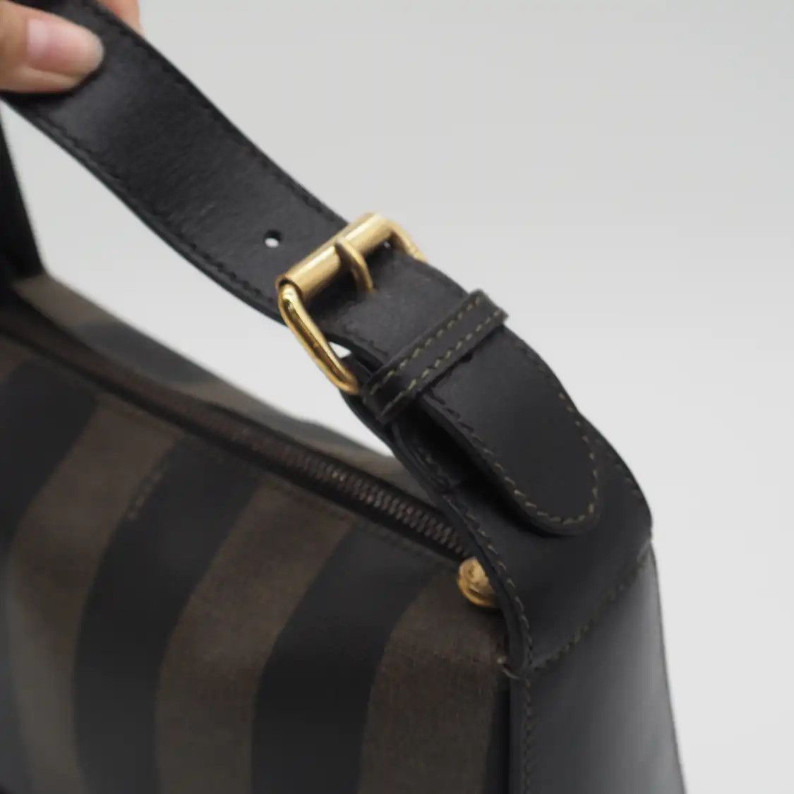 Fendi FENDI brown fabric handbag Size ONE SIZE - 5 Thumbnail