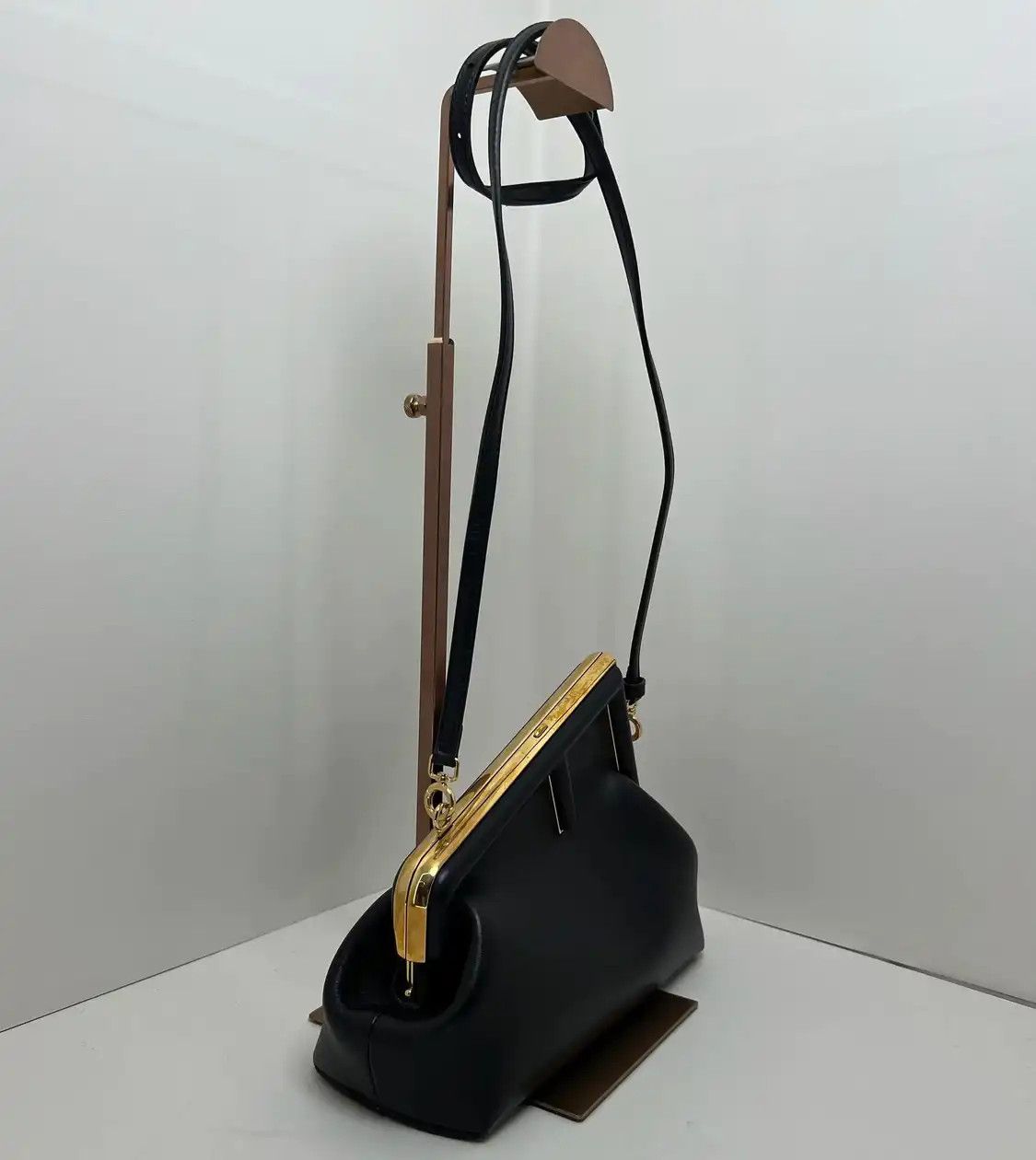 Fendi FENDI First Small black sheepskin crossbody bag Size ONE SIZE - 2 Thumbnail