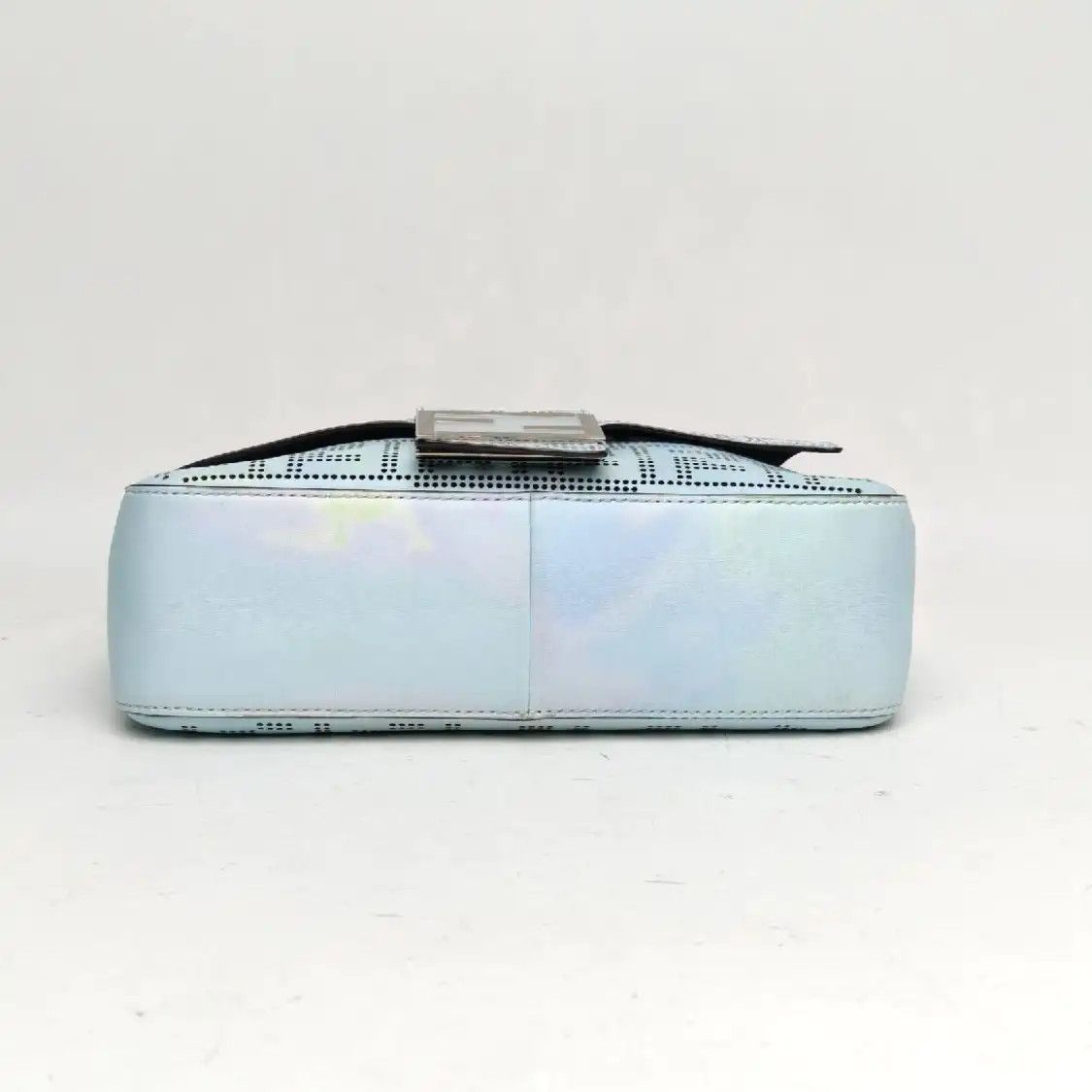 Fendi FENDI Baguette Medium multi-color leather print shoulder bag silver hardware det Size ONE SIZE - 3 Thumbnail