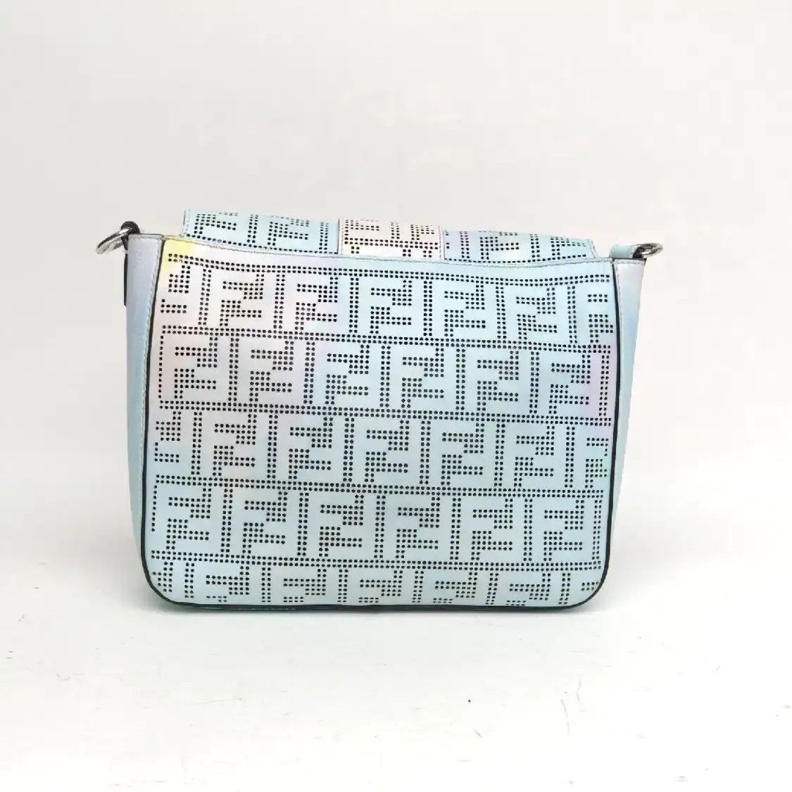 Fendi FENDI Baguette Medium multi-color leather print shoulder bag silver hardware det Size ONE SIZE - 5 Thumbnail