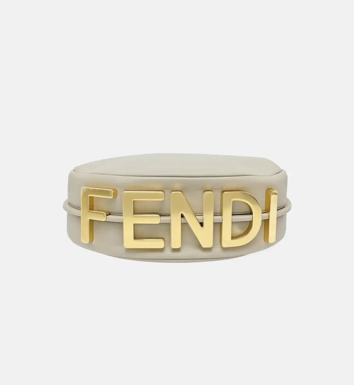 Fendi FENDI Fendigraphy khaki cowhide leather handbag gold hardware detachable strap F Size ONE SIZE - 6 Thumbnail