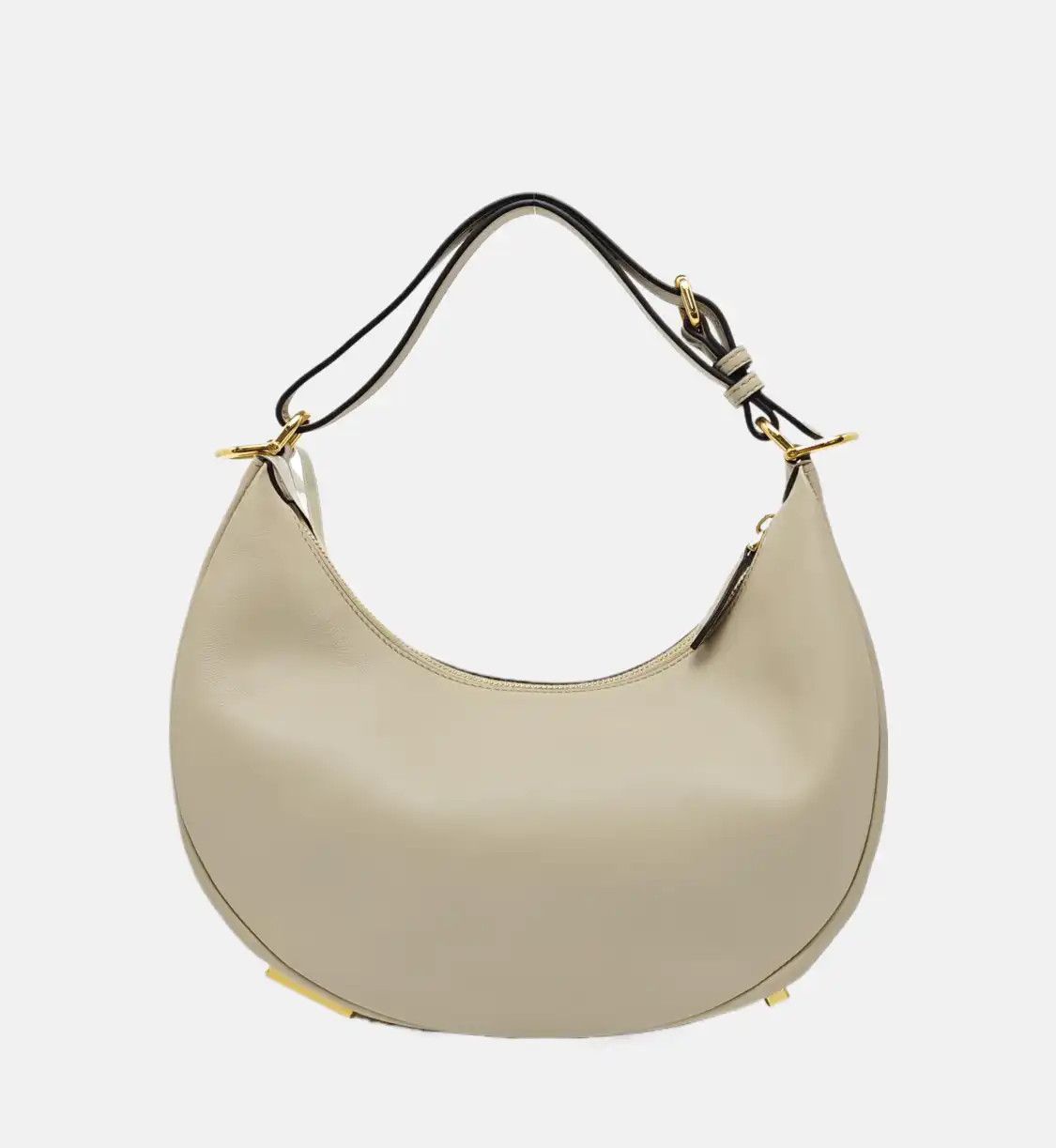 Fendi FENDI Fendigraphy khaki cowhide leather handbag gold hardware detachable strap F Size ONE SIZE - 5 Thumbnail