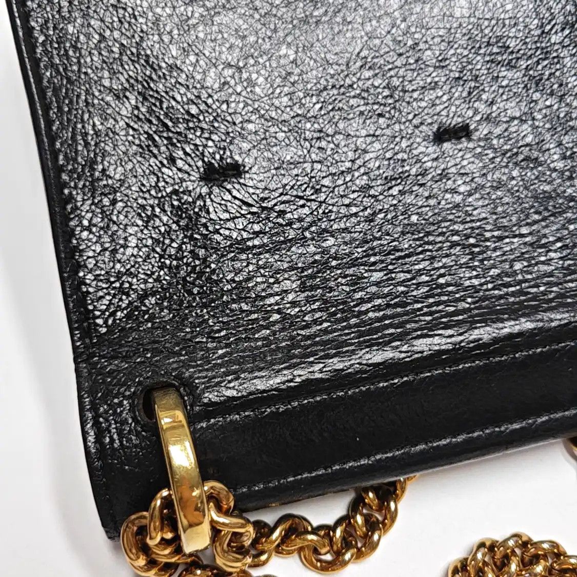 Fendi FENDI Kan U Small black sheepskin shoulder bag crossbody bag gold hardware detac Size ONE SIZE - 13 Thumbnail