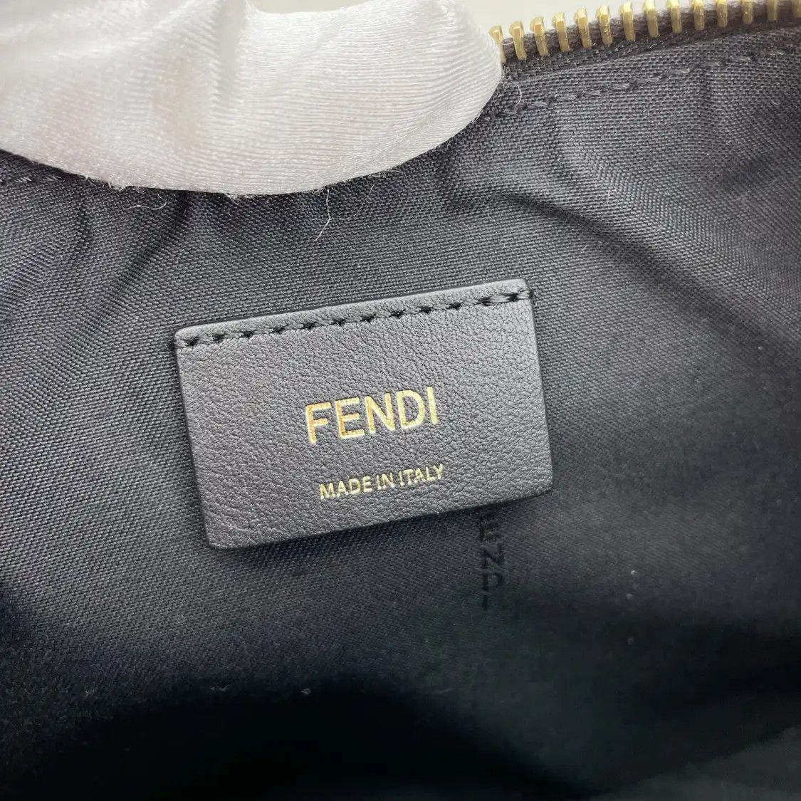 Fendi FENDI Fendigraphy Small black cowhide leather shoulder bag detachable strap Size ONE SIZE - 9 Thumbnail