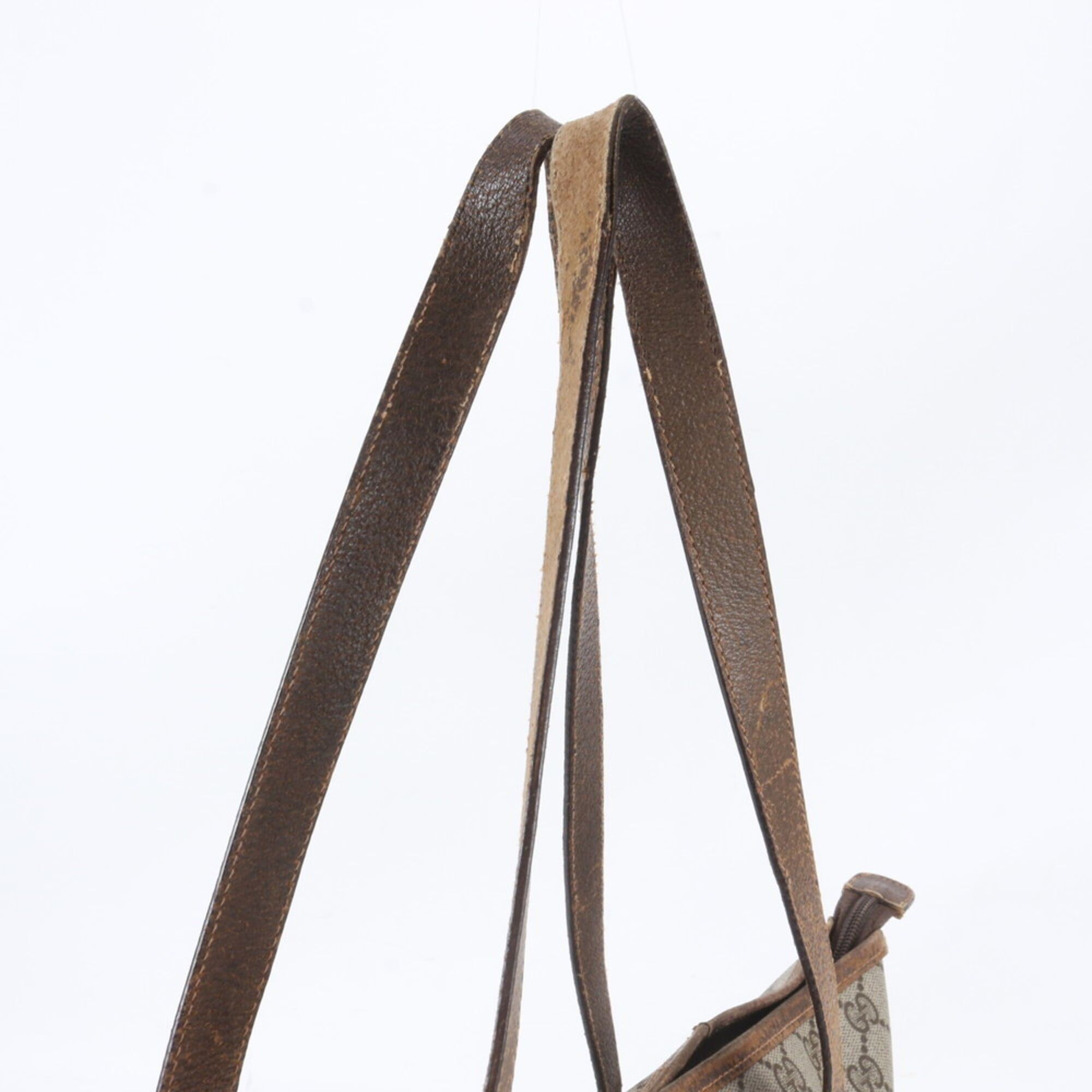 Gucci Gucci GG Supreme 156 02 110 Leather Tote Bag Shoulder Brown Men's Women's Size ONE SIZE - 2 Thumbnail