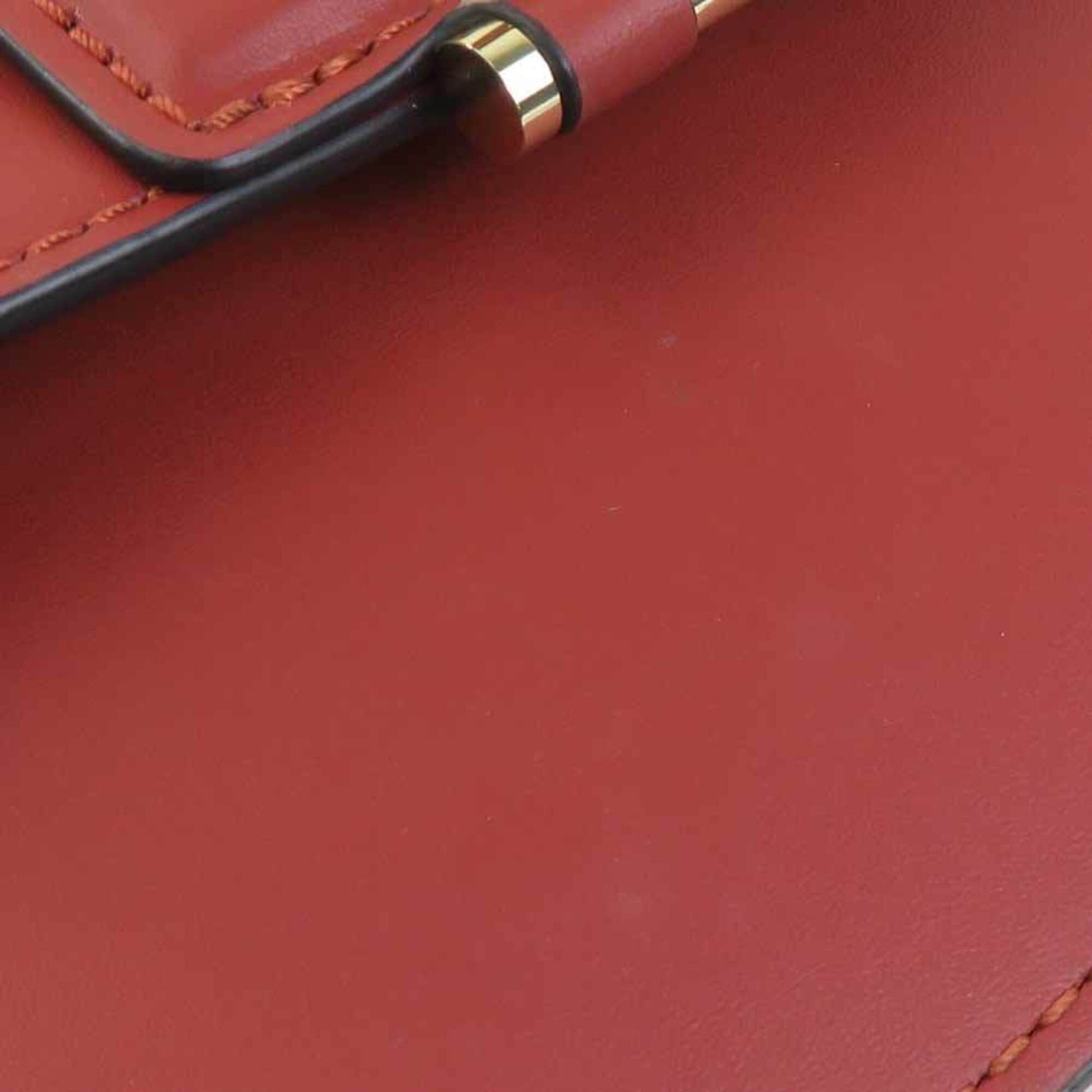 Longchamp Longchamp Shoulder Bag, Leather, Red-Brown, Women's, h32439k Size ONE SIZE - 12 Thumbnail