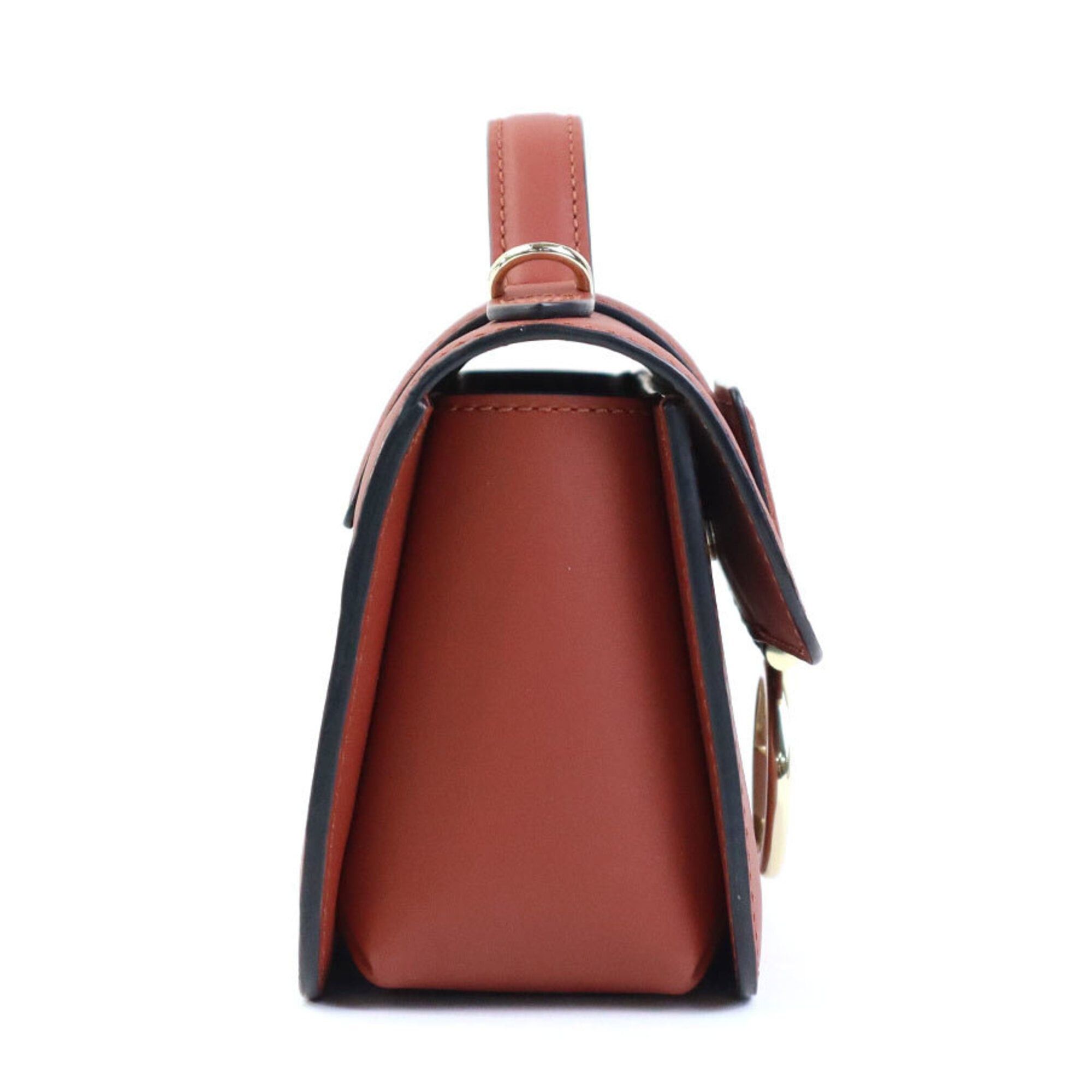 Longchamp Longchamp Shoulder Bag, Leather, Red-Brown, Women's, h32439k Size ONE SIZE - 2 Thumbnail