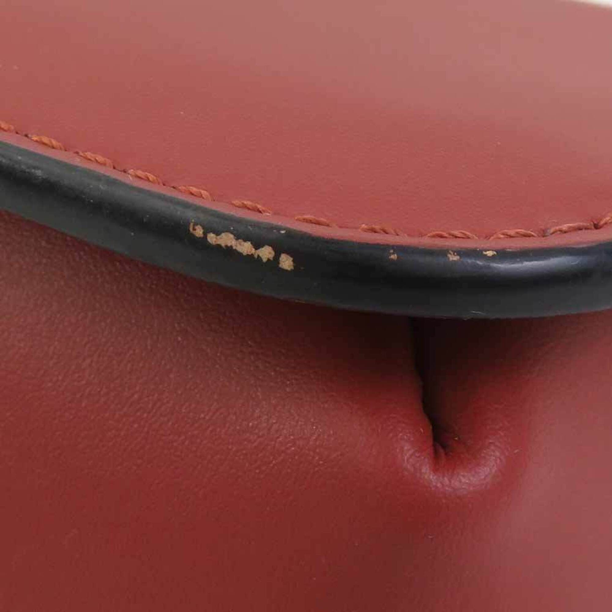 Longchamp Longchamp Shoulder Bag, Leather, Red-Brown, Women's, h32439k Size ONE SIZE - 6 Thumbnail