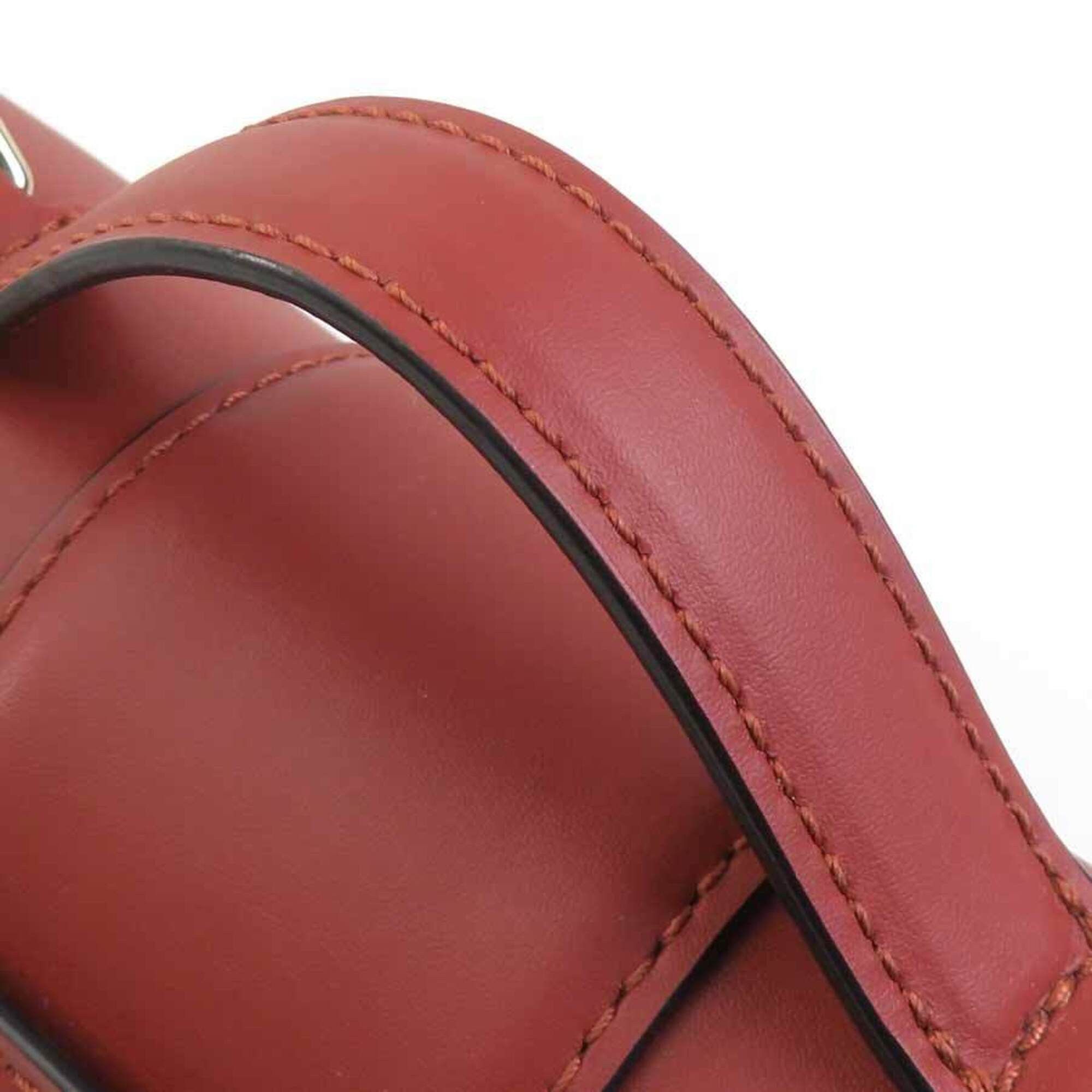 Longchamp Longchamp Shoulder Bag, Leather, Red-Brown, Women's, h32439k Size ONE SIZE - 14 Thumbnail