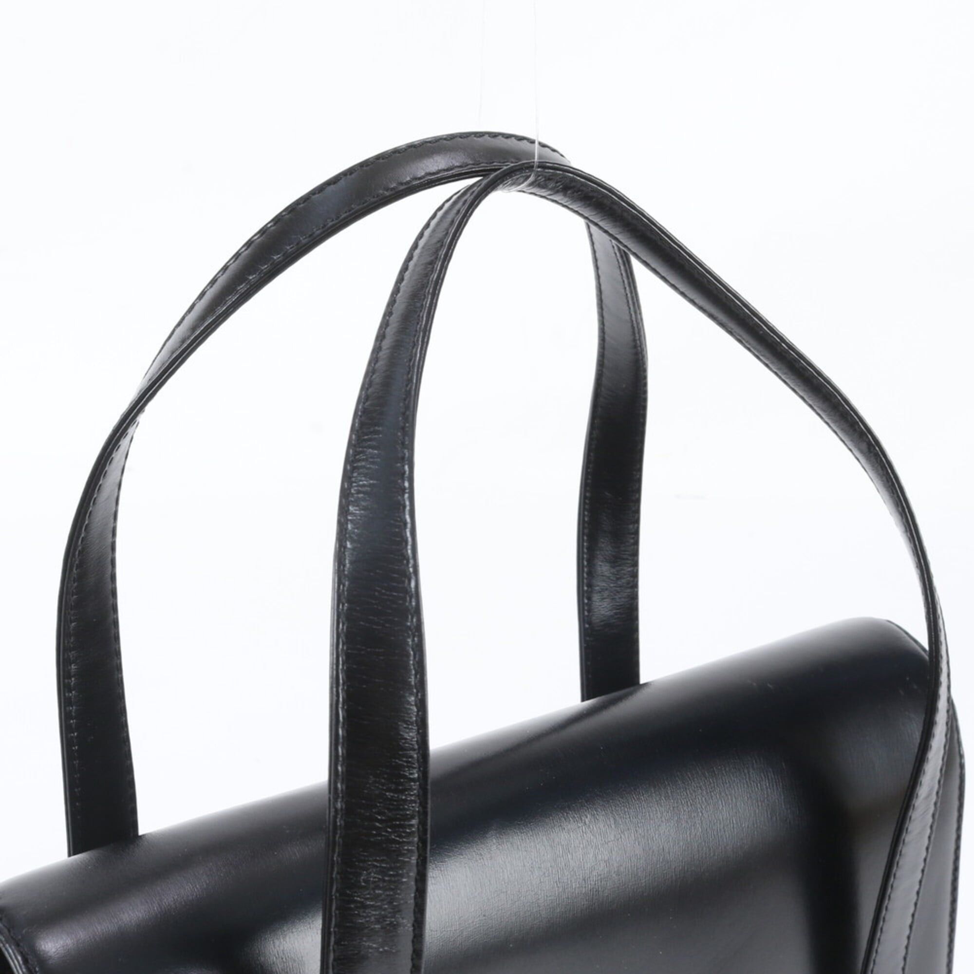 Loewe Loewe Anagram Leather Tote Bag Shoulder Handbag Black Women's Size ONE SIZE - 2 Thumbnail