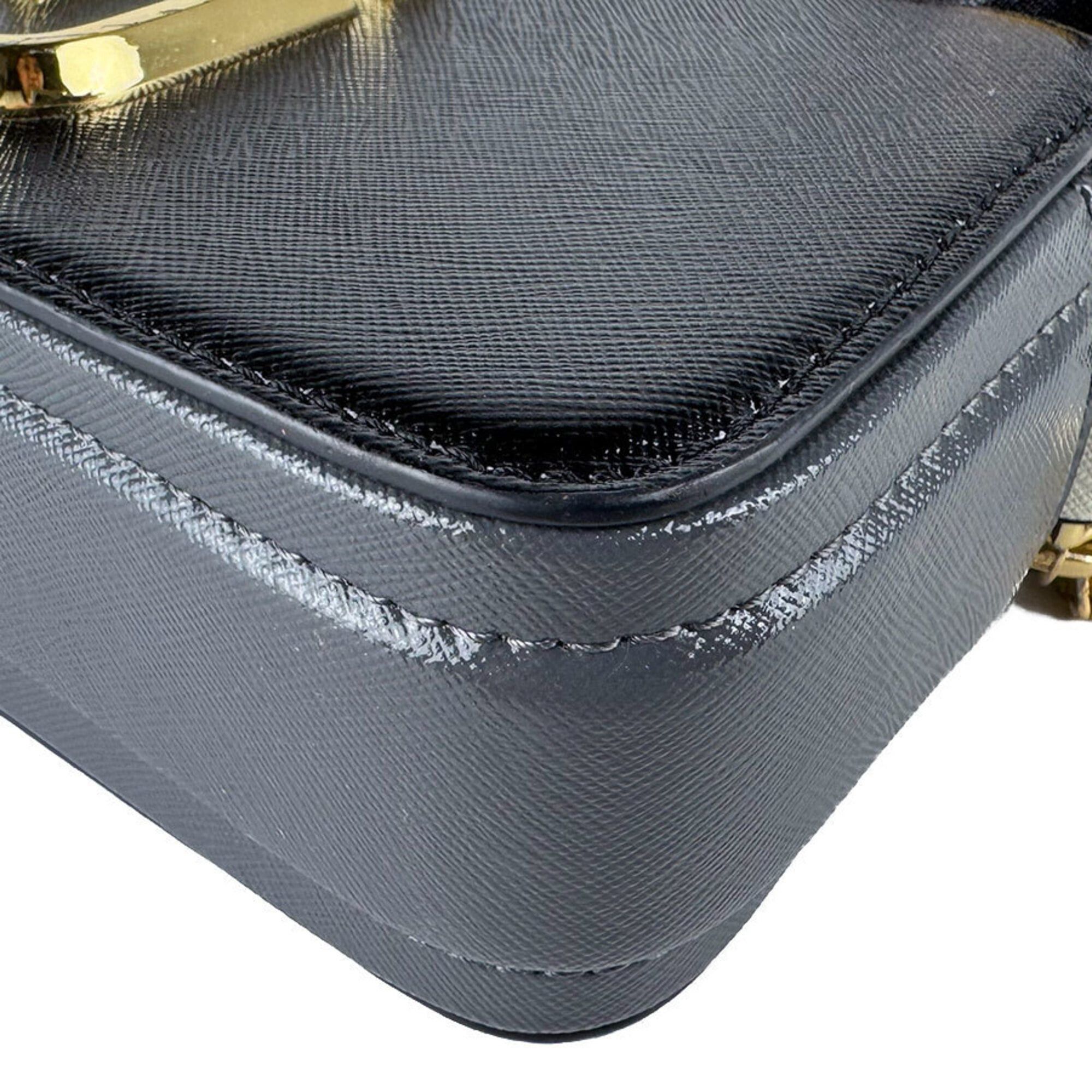 Marc Jacobs Marc Jacobs Snapshot Shoulder Bag, Coated Canvas, Black, Ivory, Gray, Women's, z10756 Size ONE SIZE - 7 Thumbnail