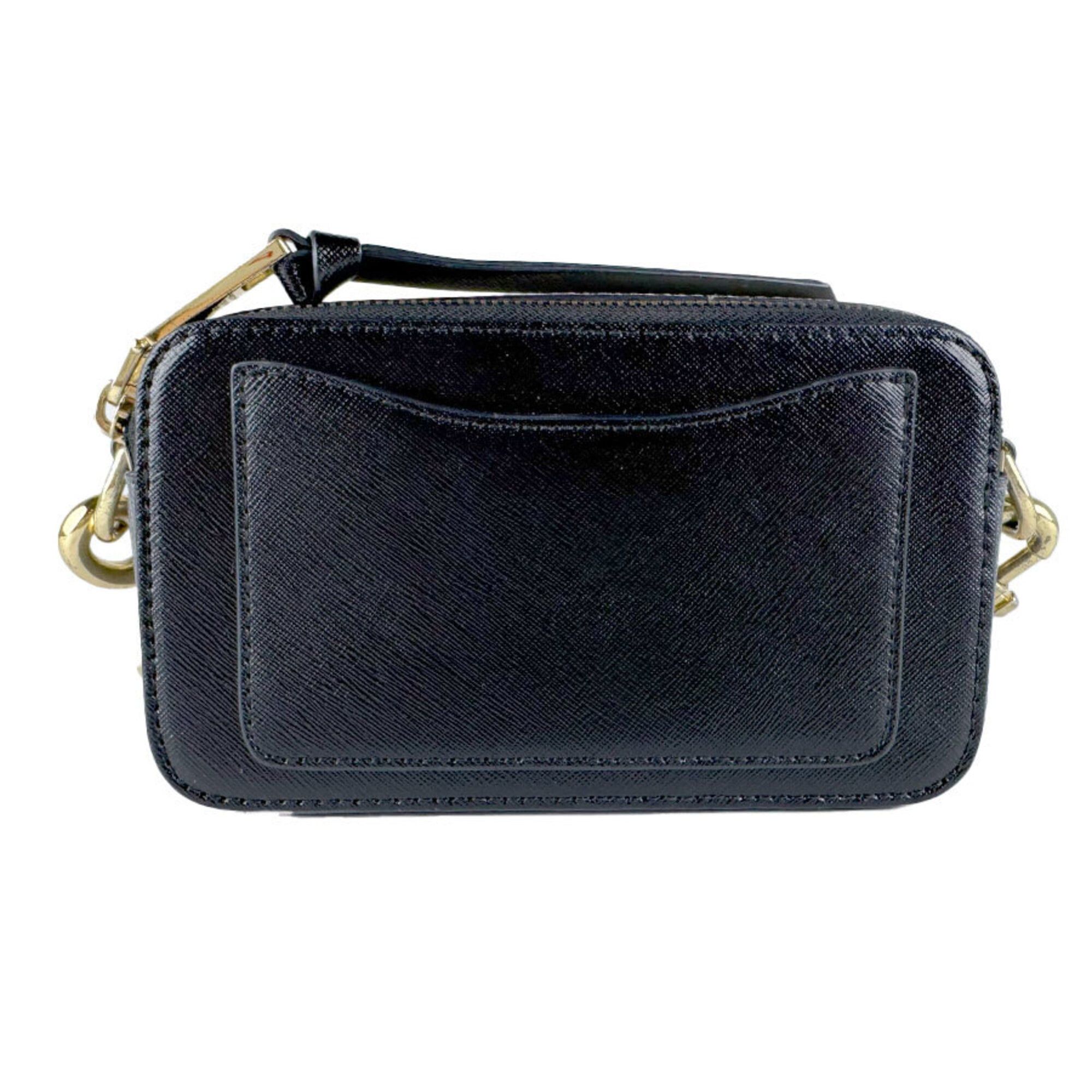 Marc Jacobs Marc Jacobs Snapshot Shoulder Bag, Coated Canvas, Black, Ivory, Gray, Women's, z10756 Size ONE SIZE - 3 Thumbnail