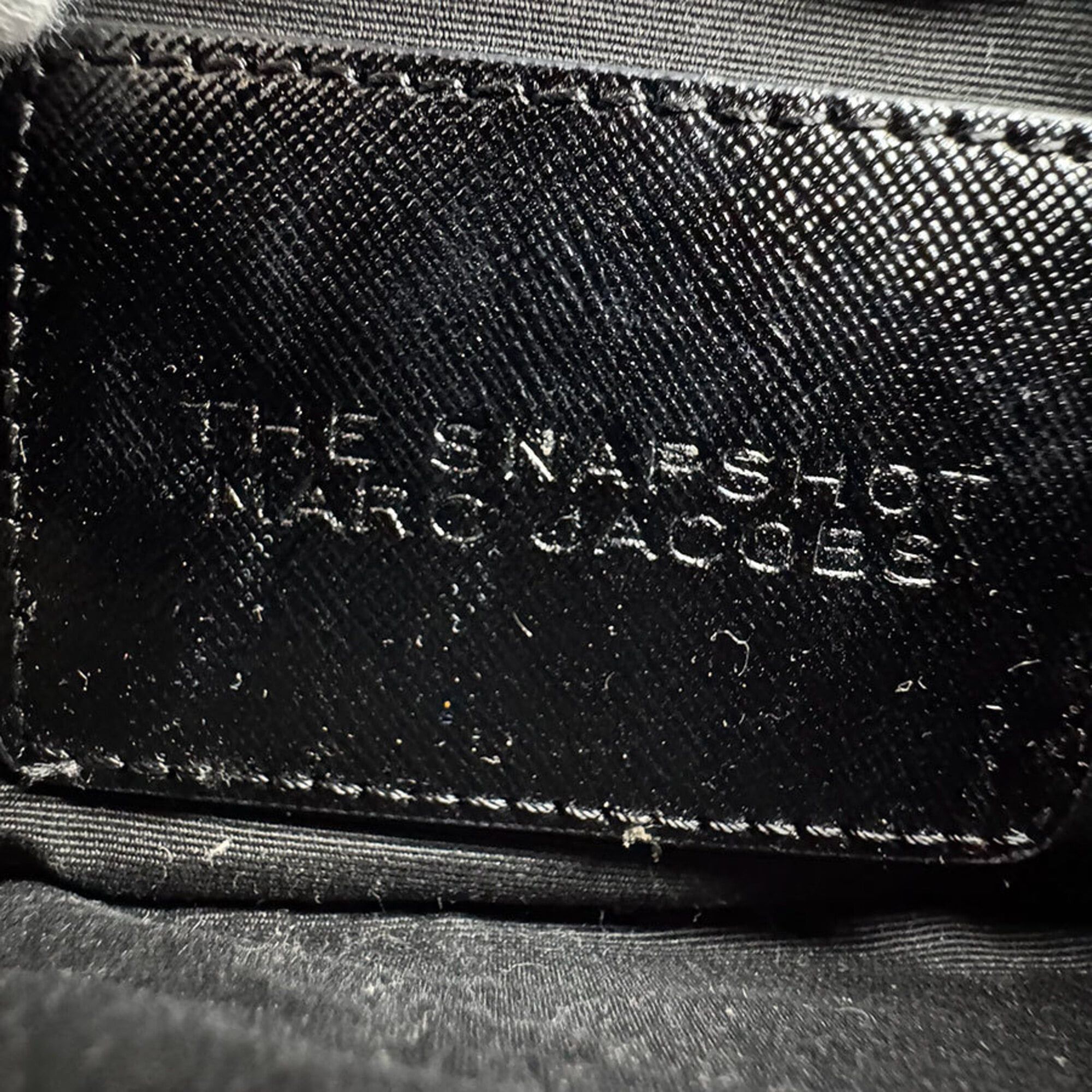 Marc Jacobs Marc Jacobs Snapshot Shoulder Bag, Coated Canvas, Black, Ivory, Gray, Women's, z10756 Size ONE SIZE - 12 Thumbnail