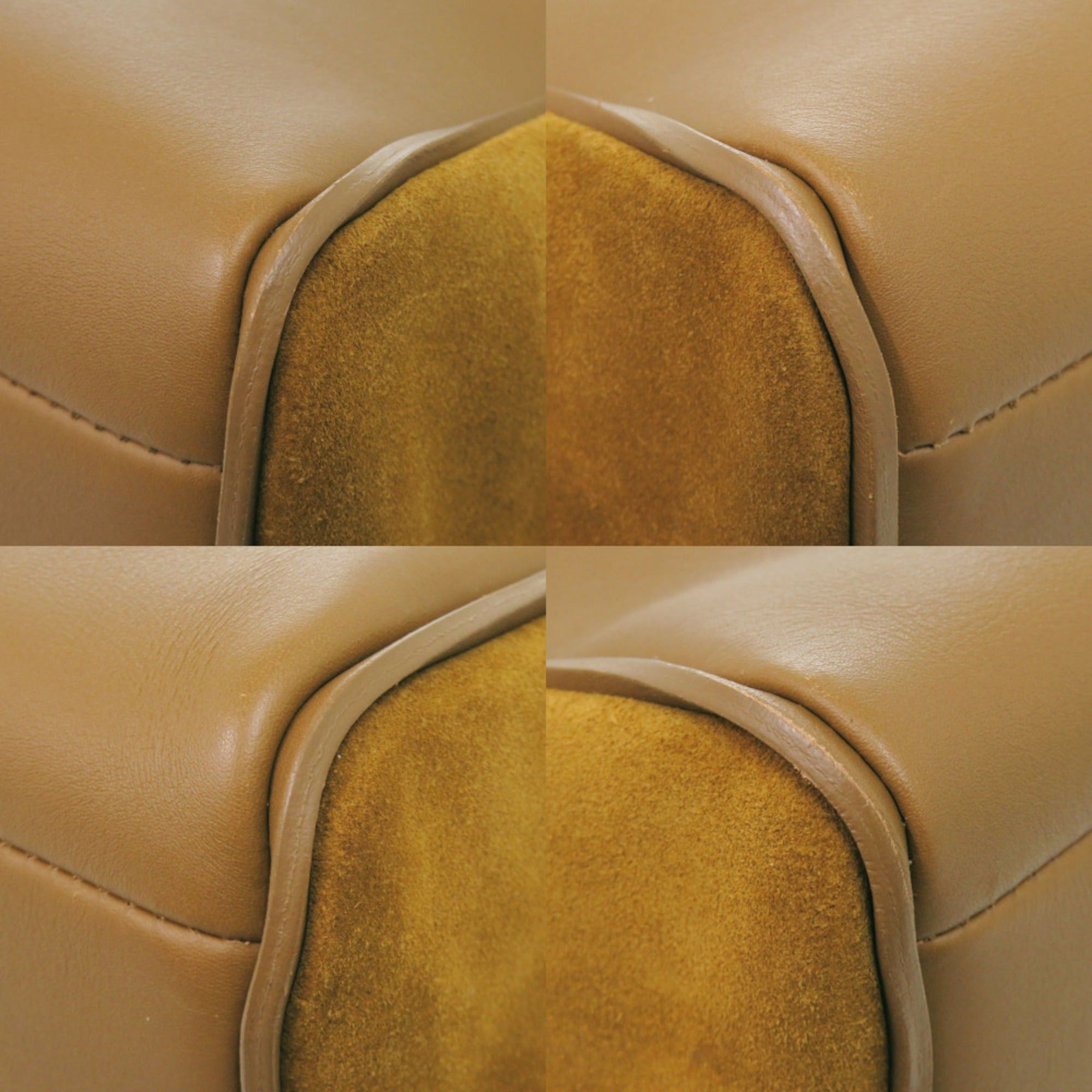 Longchamp Longchamp Penelope Fantasy Velvet Leather Brown Tote Bag (0630) Size ONE SIZE - 5 Thumbnail