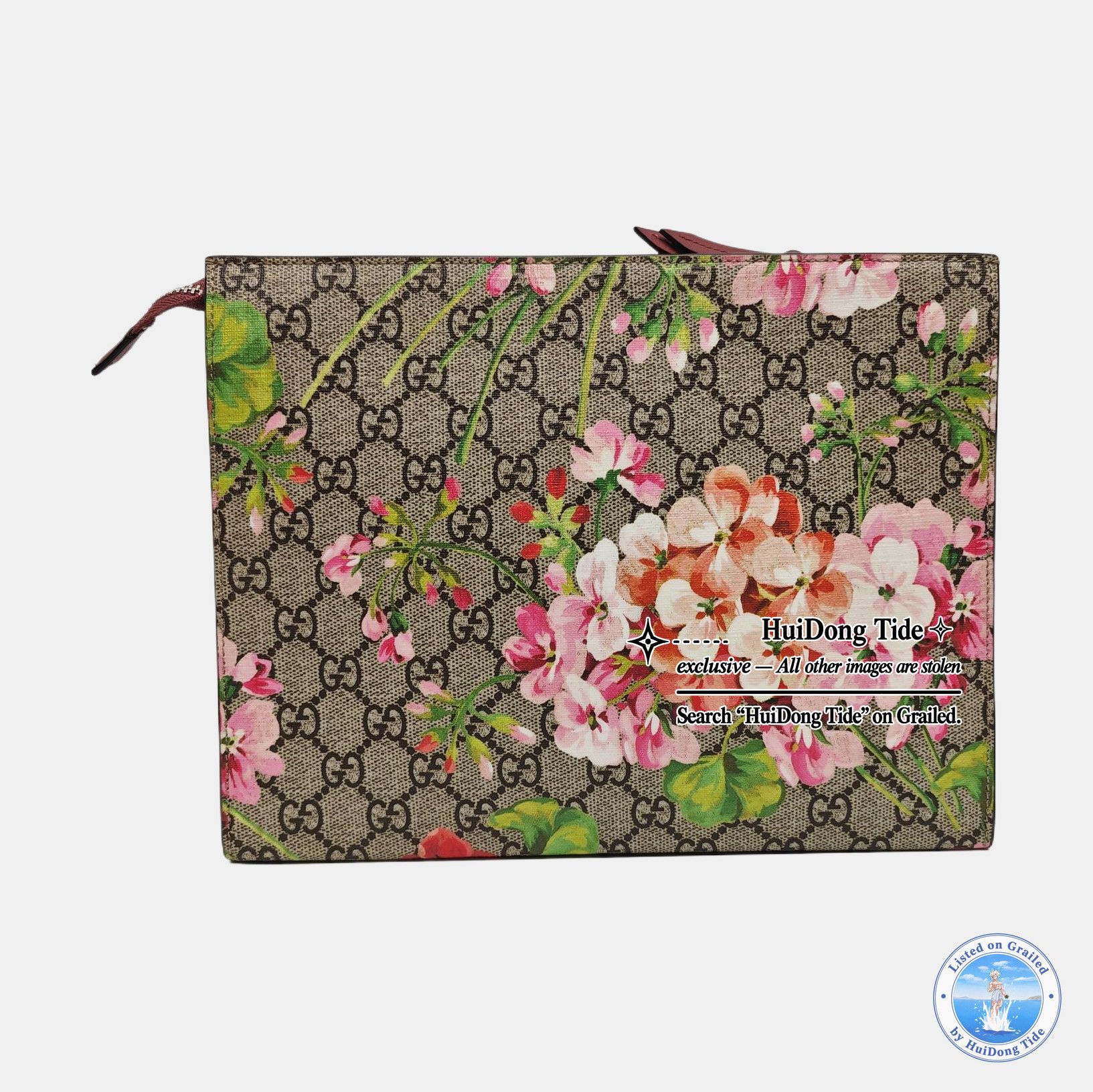 Gucci Gucci GG Blooms Floral Coated Canvas Clutch Size ONE SIZE - 5 Thumbnail