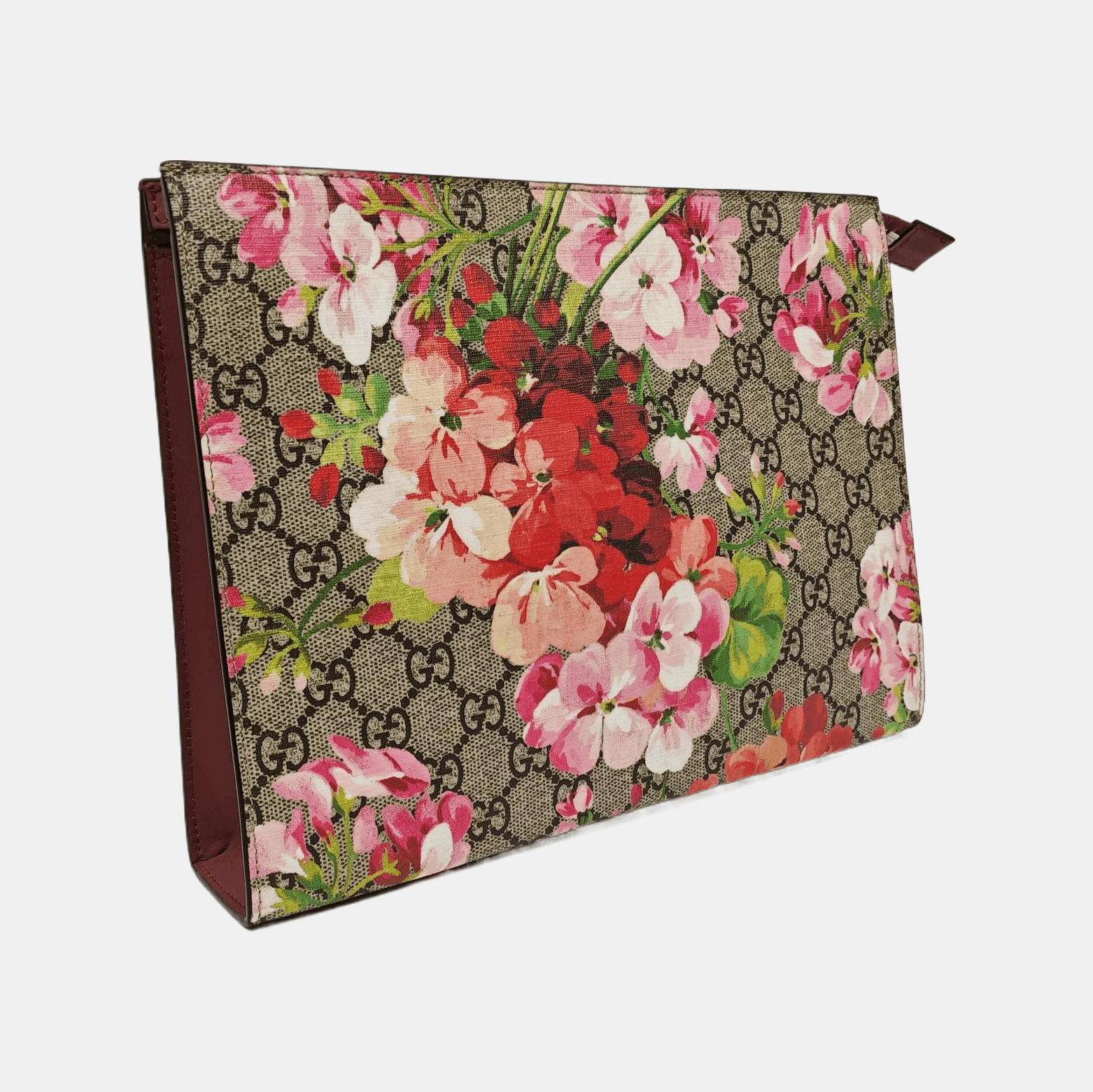 Gucci Gucci GG Blooms Floral Coated Canvas Clutch Size ONE SIZE - 4 Thumbnail