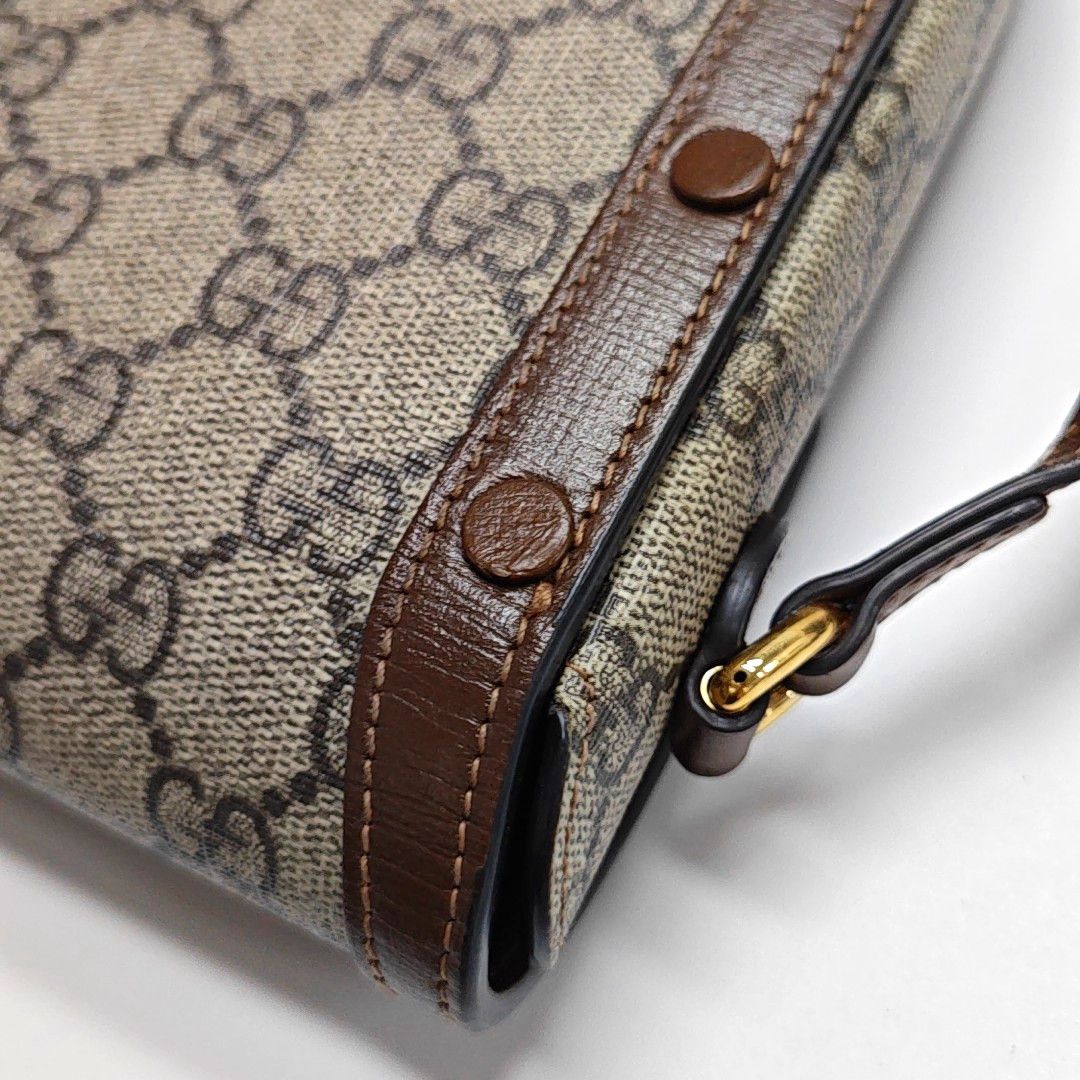 Gucci Gucci Horsebit 1955 Mini Shoulder Bag One Size Size ONE SIZE - 12 Thumbnail
