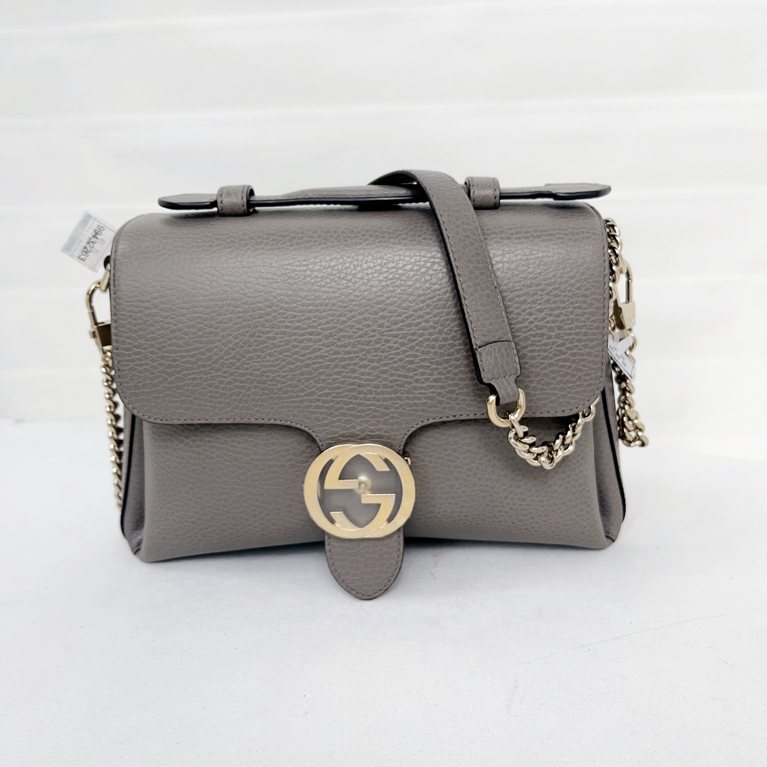 Gucci Gucci Interlocking G Leather Shoulder Bag Size ONE SIZE - 2 Thumbnail