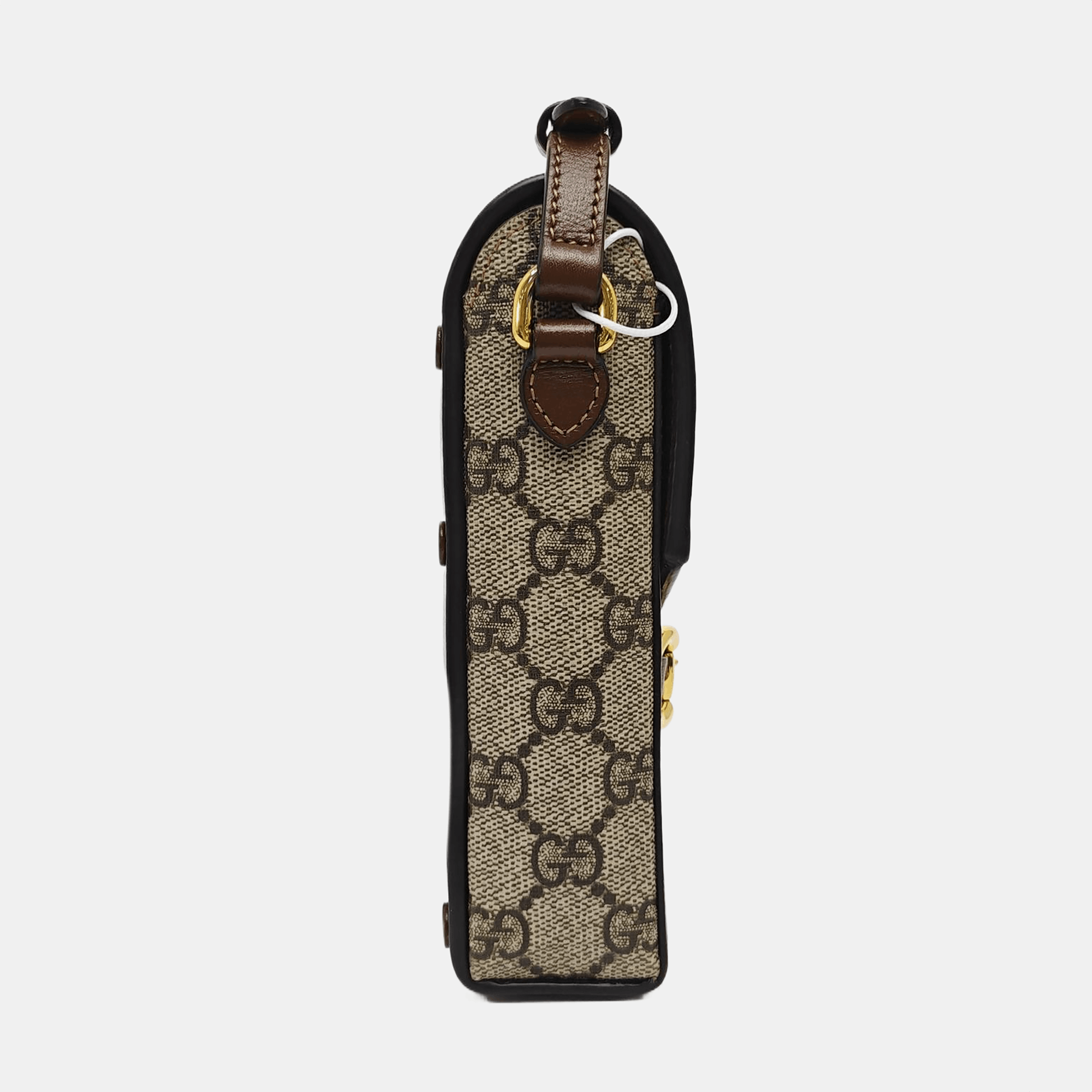 Gucci Gucci Horsebit 1955 Mini Canvas Shoulder Bag One Size Size ONE SIZE - 4 Thumbnail